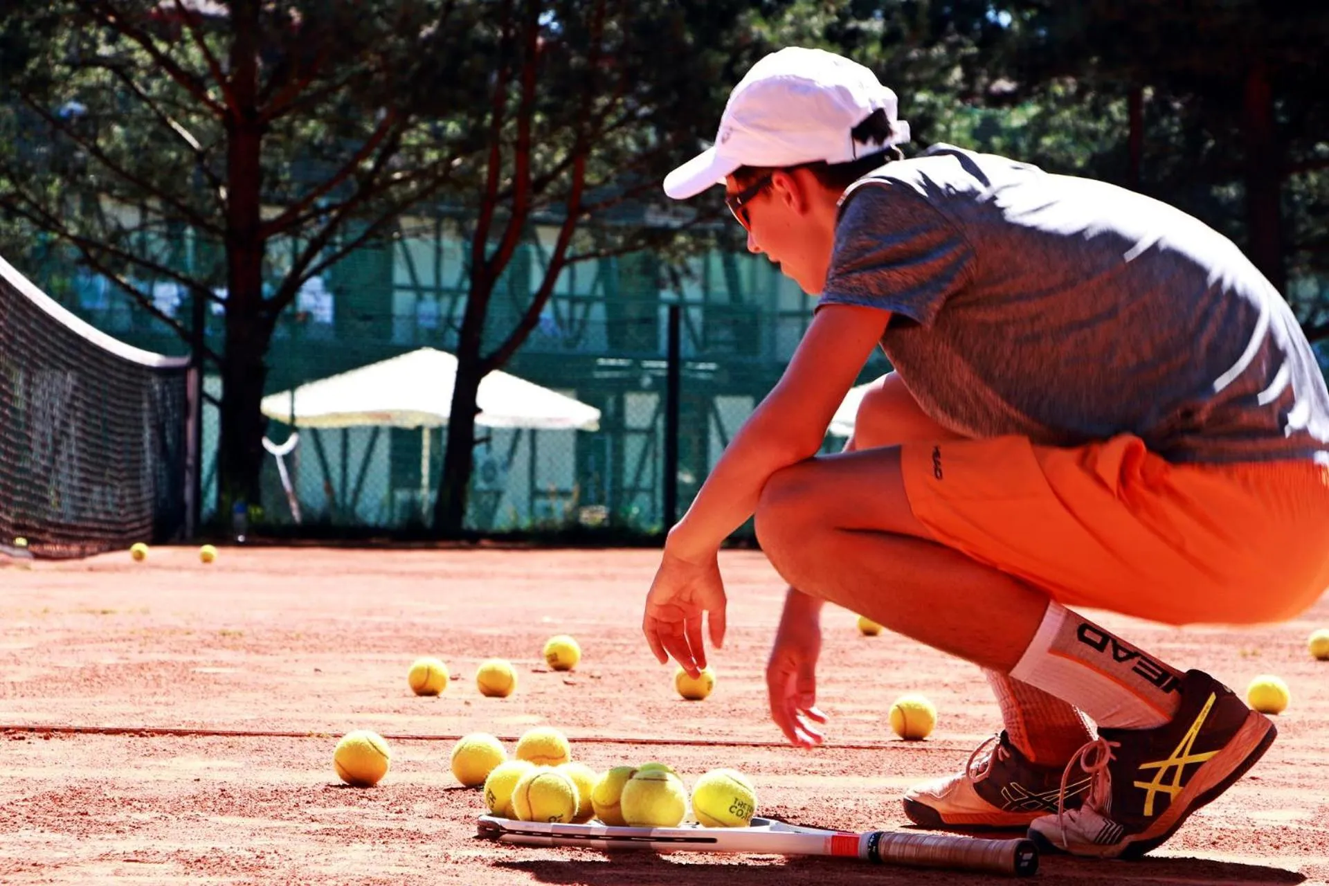 Tennis court in Hotel Galion