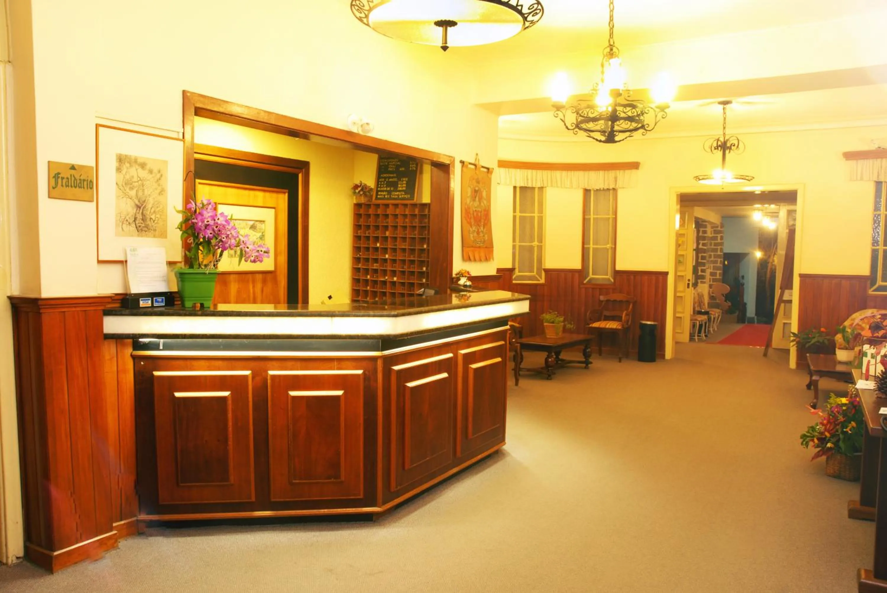 Lobby or reception in Hotel Bucsky