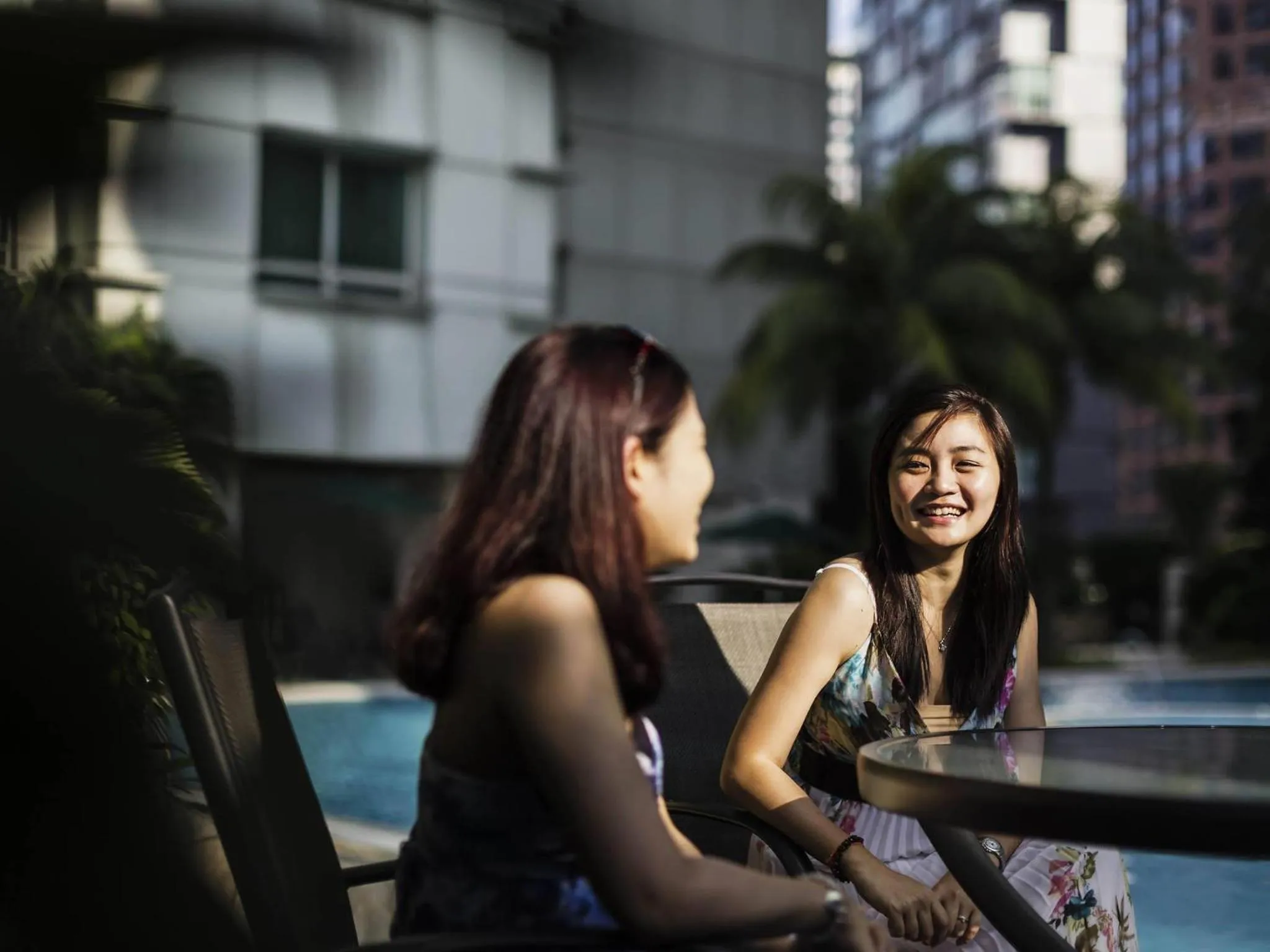 Pool view in Pullman Kuala Lumpur City Centre Hotel & Residences