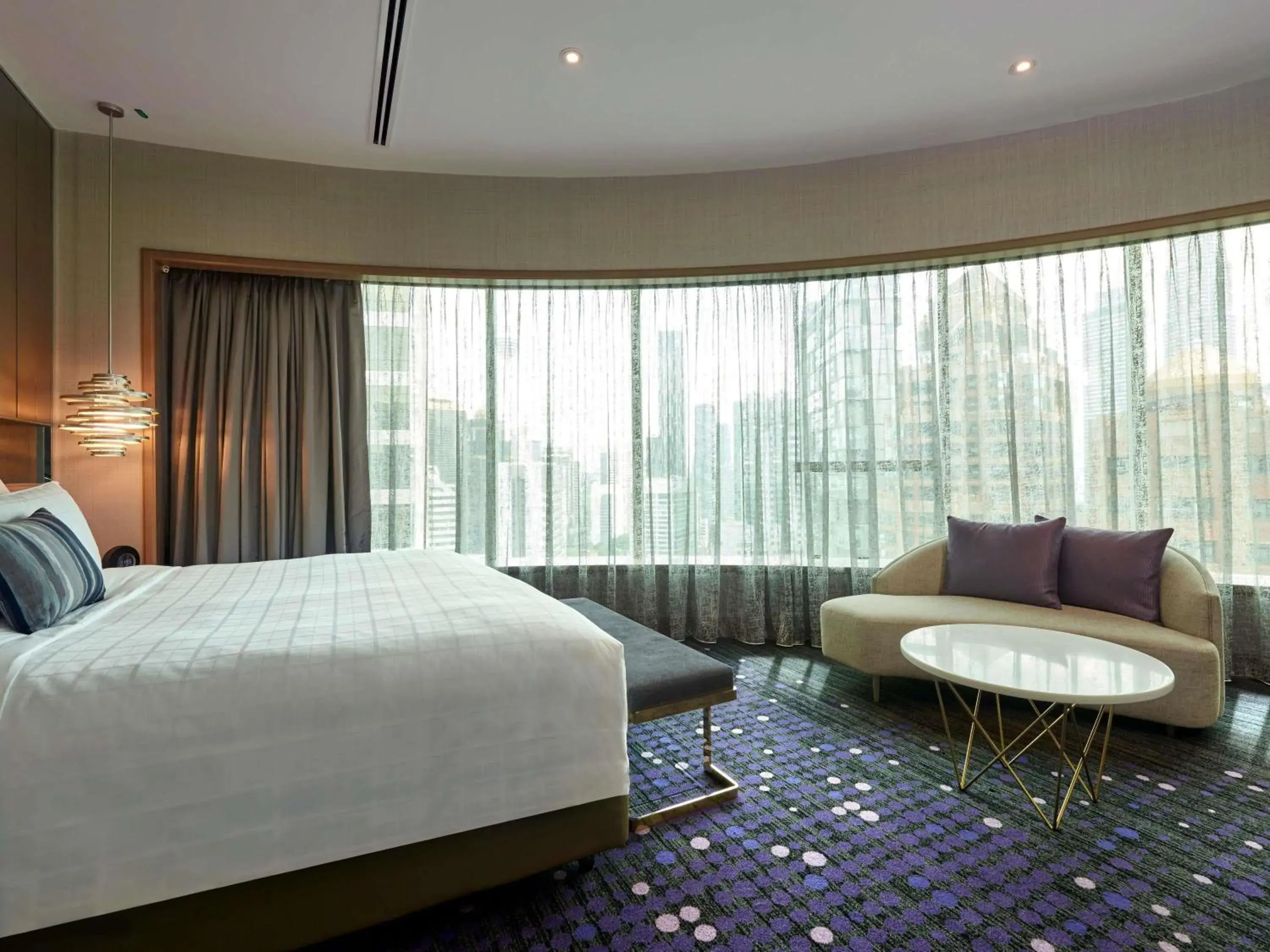Bedroom, Bed in Pullman Kuala Lumpur City Centre Hotel & Residences Bedroom, Bed in Pullman Kuala Lumpur City Centre Hotel & Residences