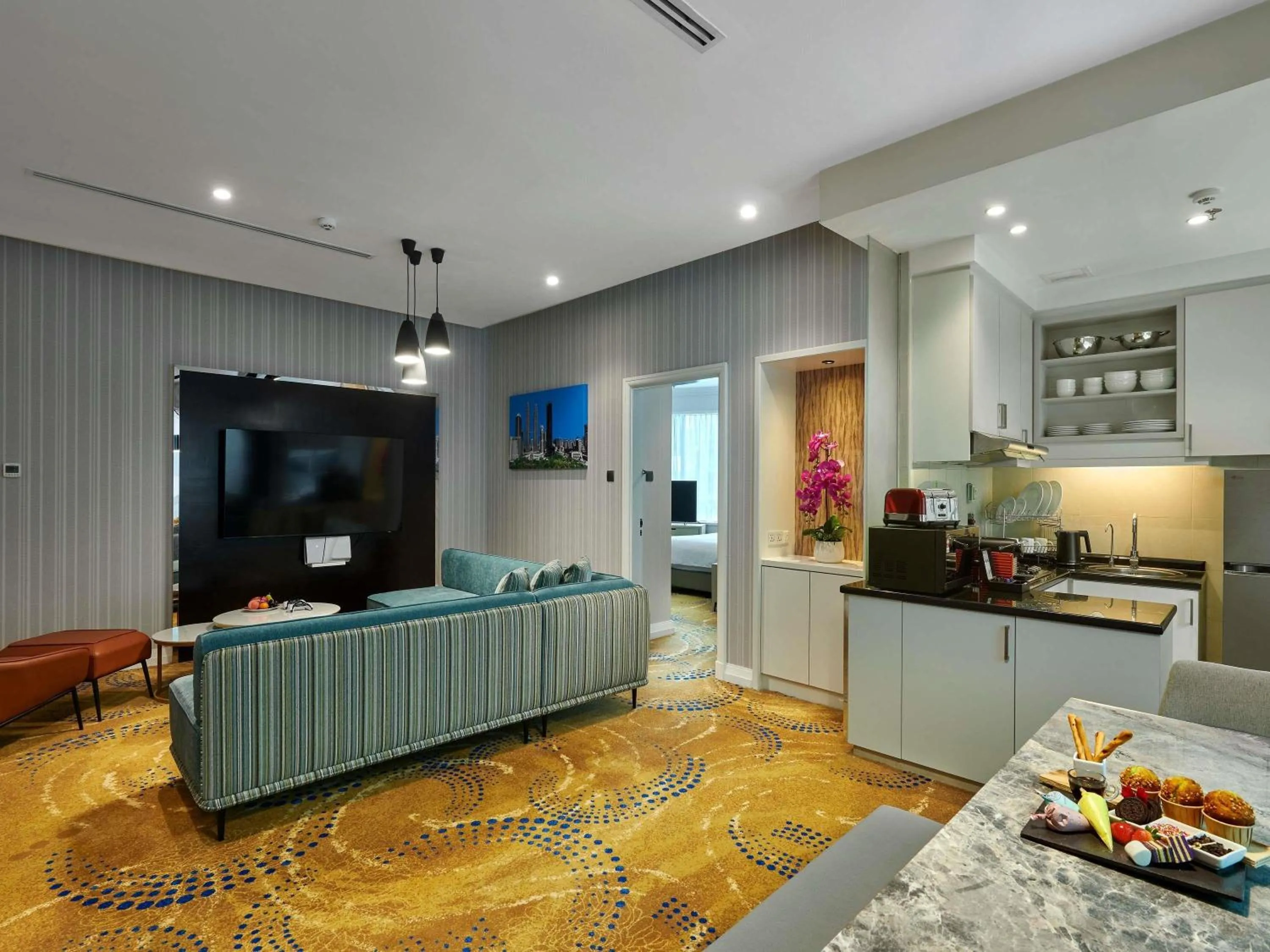 Bedroom in Pullman Kuala Lumpur City Centre Hotel & Residences