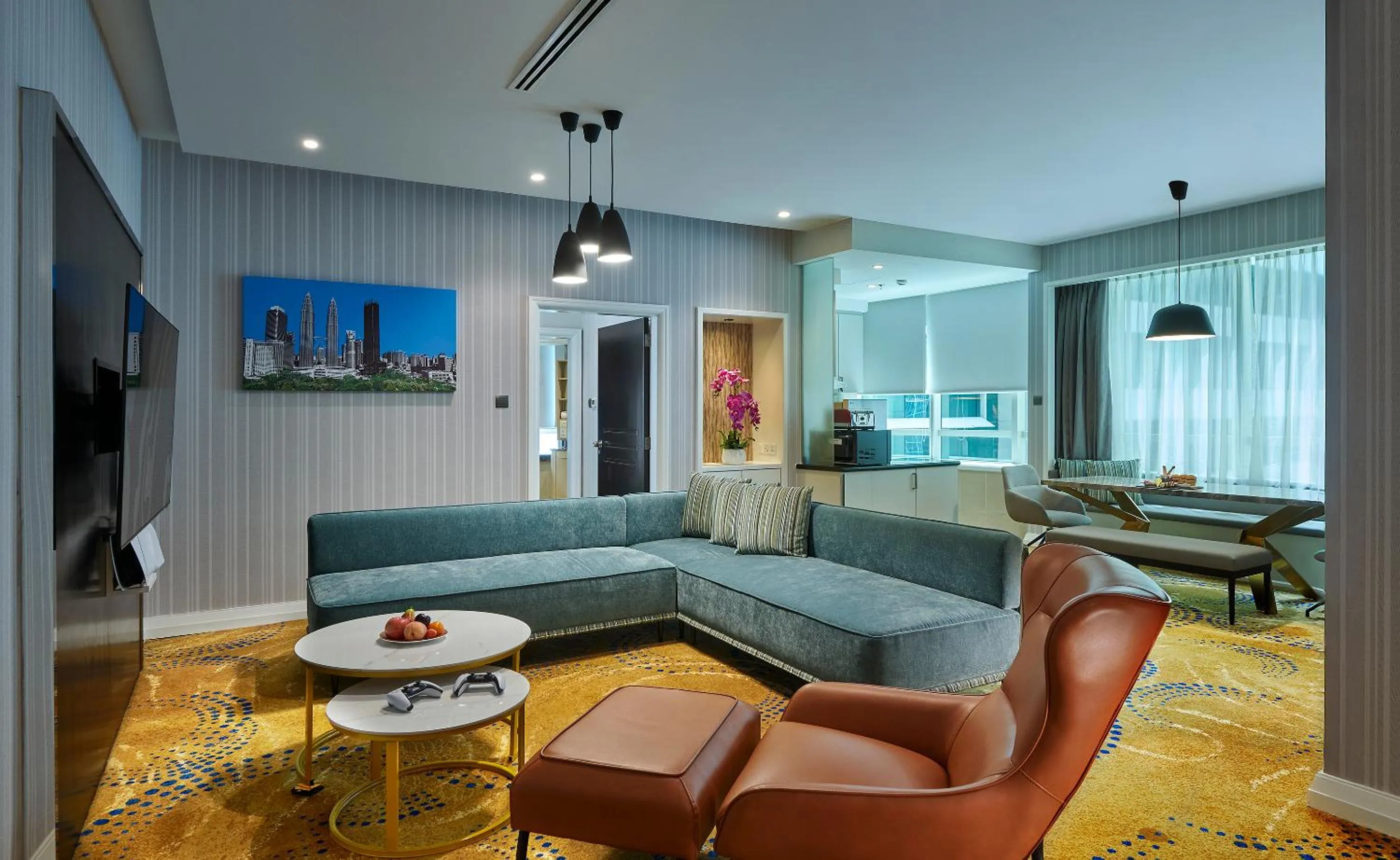 Living room in Pullman Kuala Lumpur City Centre Hotel & Residences
