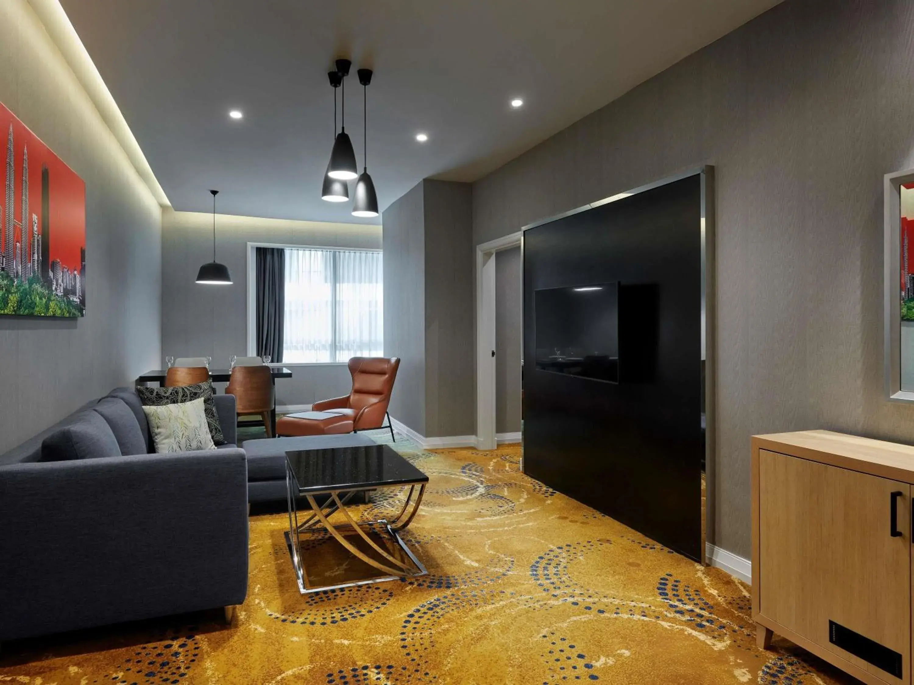 Bedroom in Pullman Kuala Lumpur City Centre Hotel & Residences Bedroom in Pullman Kuala Lumpur City Centre Hotel & Residences