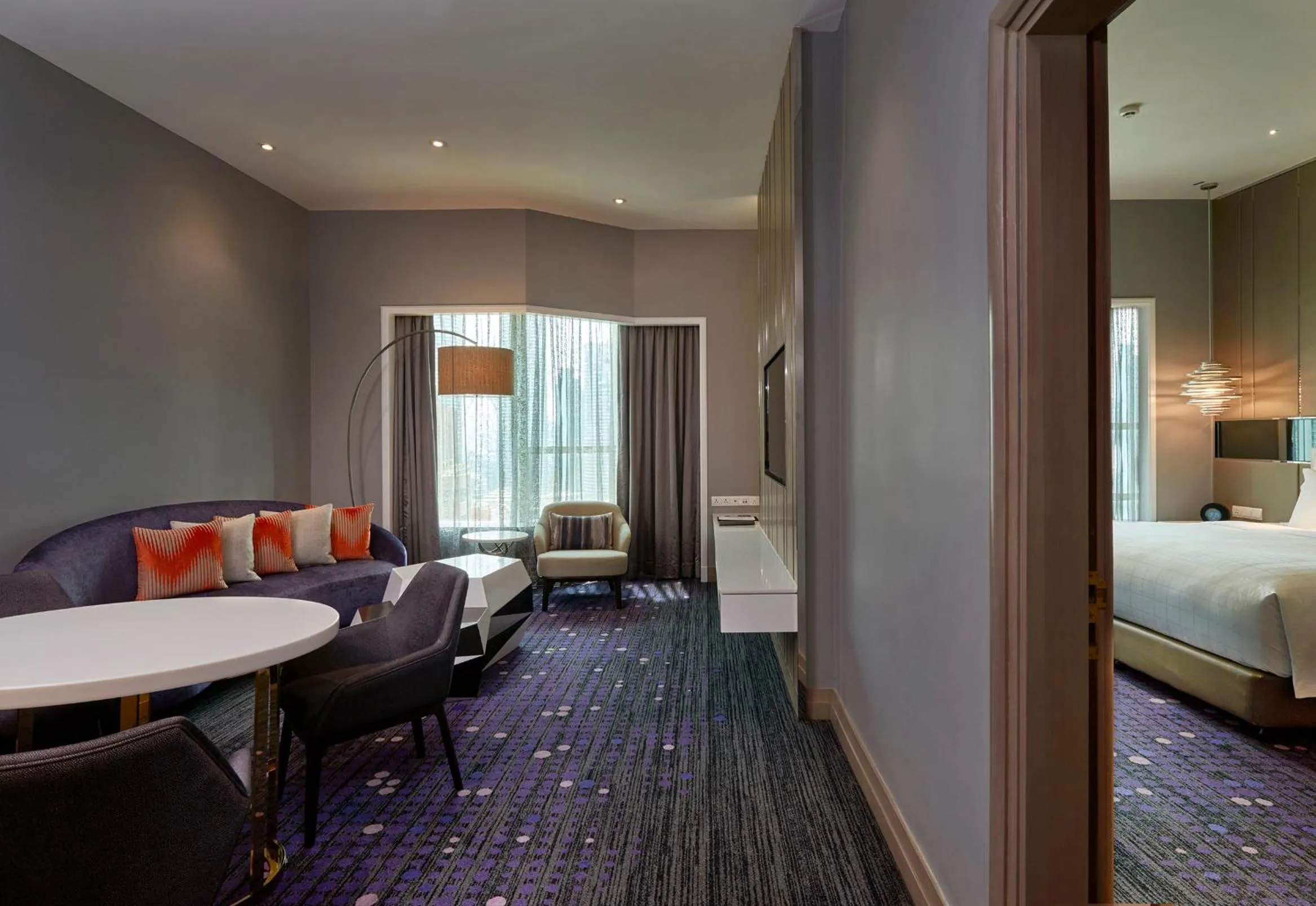 Living room, Bed in Pullman Kuala Lumpur City Centre Hotel & Residences