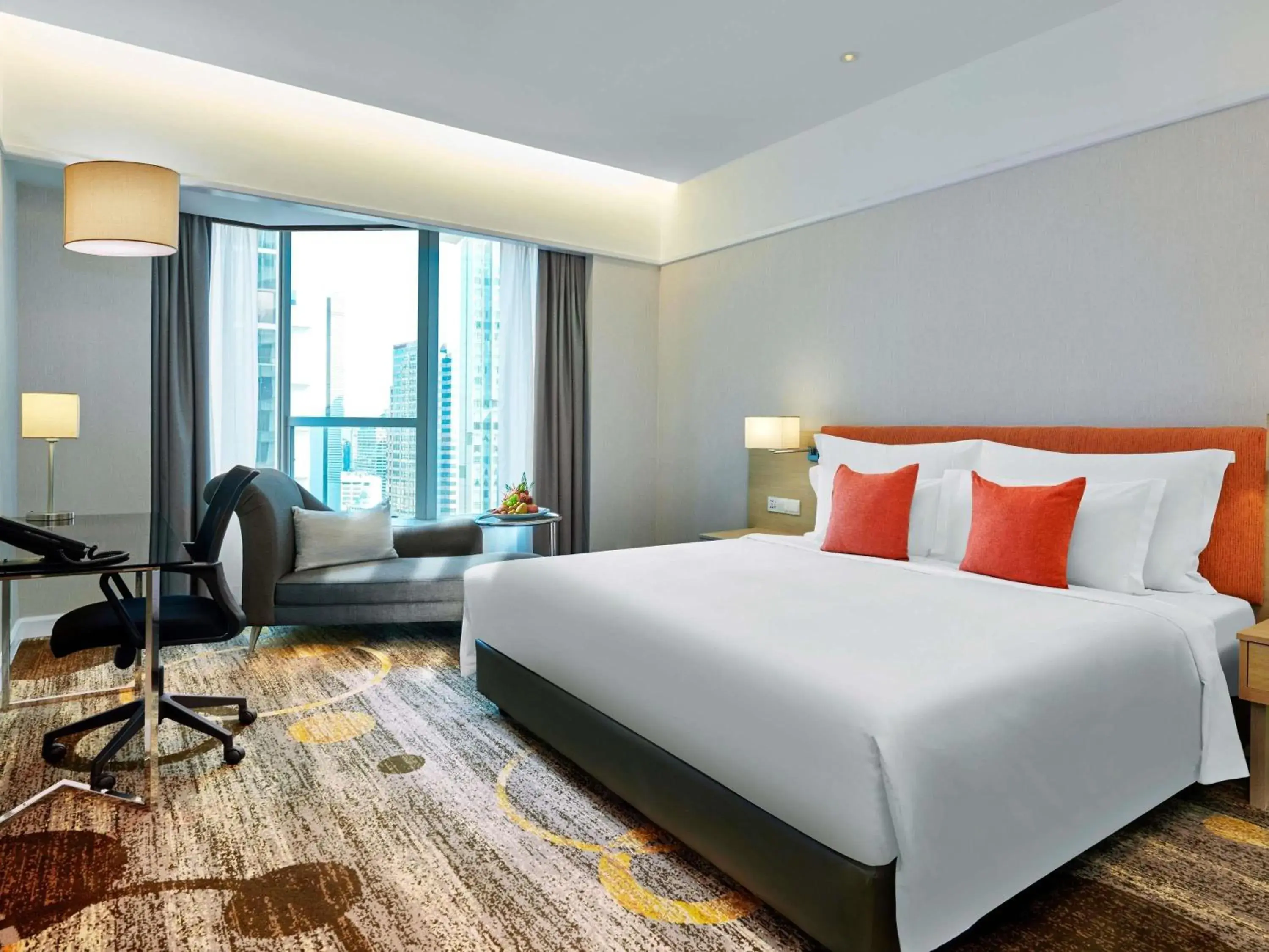 Bedroom, Bed in Pullman Kuala Lumpur City Centre Hotel & Residences Bedroom, Bed in Pullman Kuala Lumpur City Centre Hotel & Residences