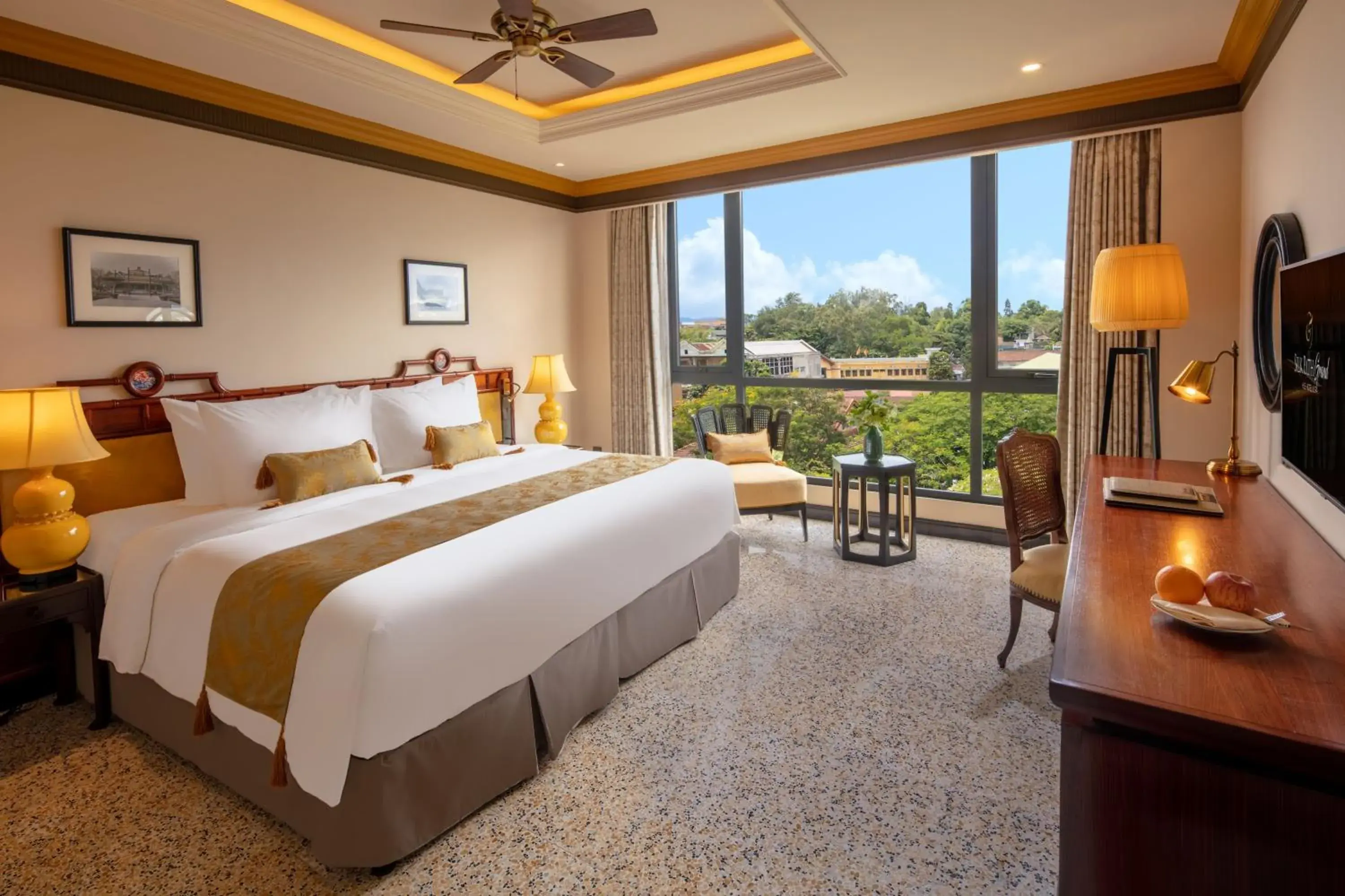 Bedroom, Bed in Silk Path Grand Hue Hotel Bedroom, Bed in Silk Path Grand Hue Hotel