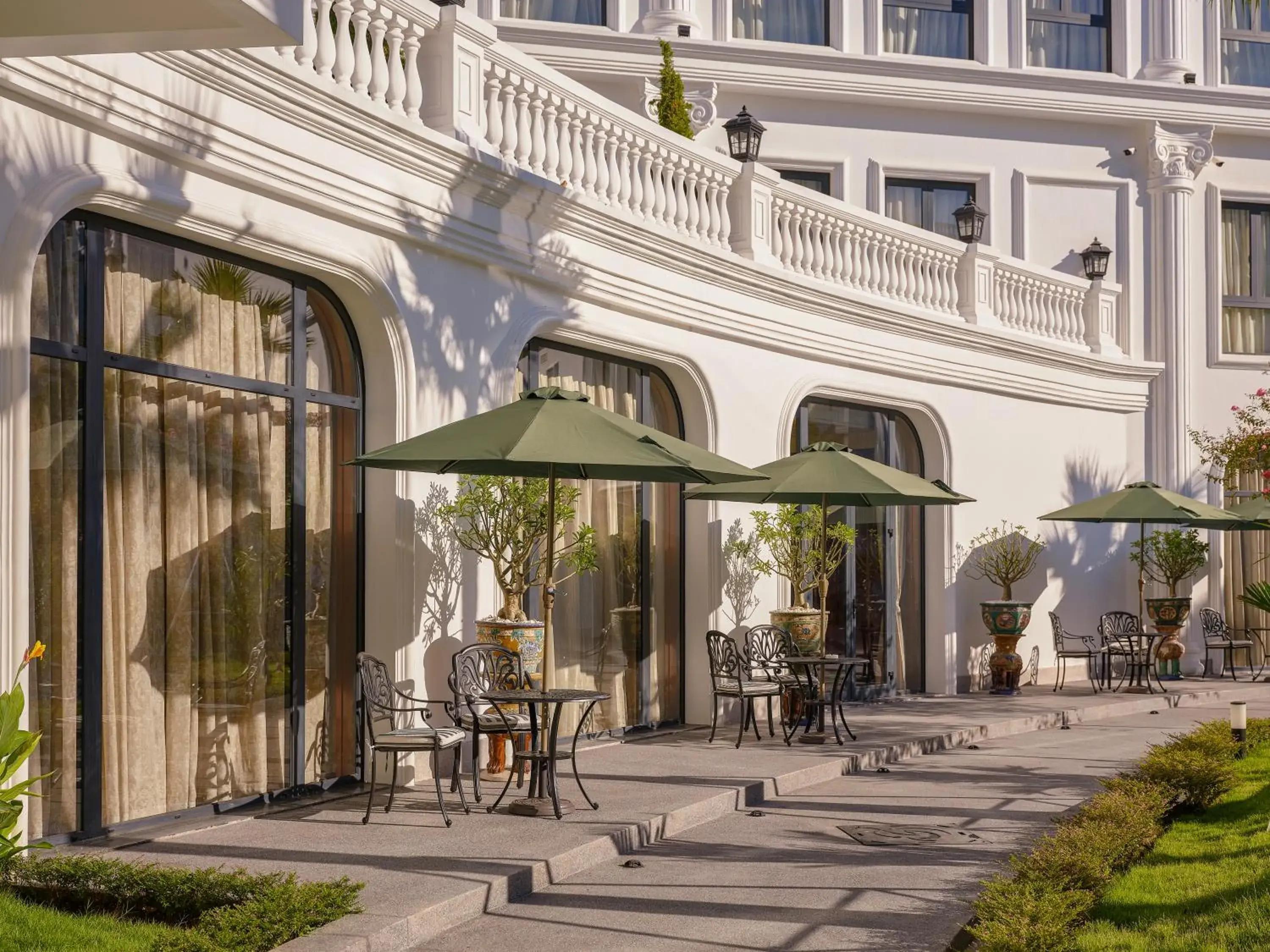 Inner courtyard view in Silk Path Grand Hue Hotel Inner courtyard view in Silk Path Grand Hue Hotel
