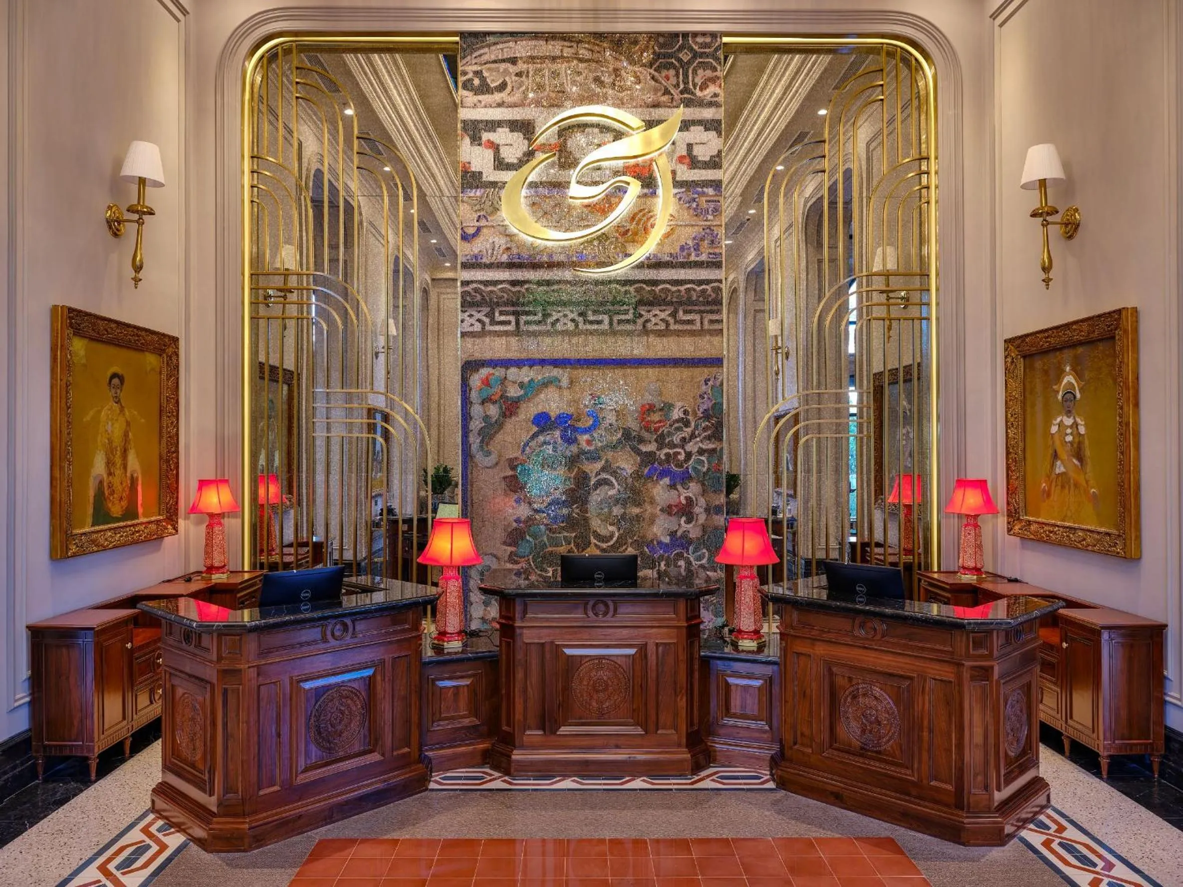 Lobby or reception in Silk Path Grand Hue Hotel