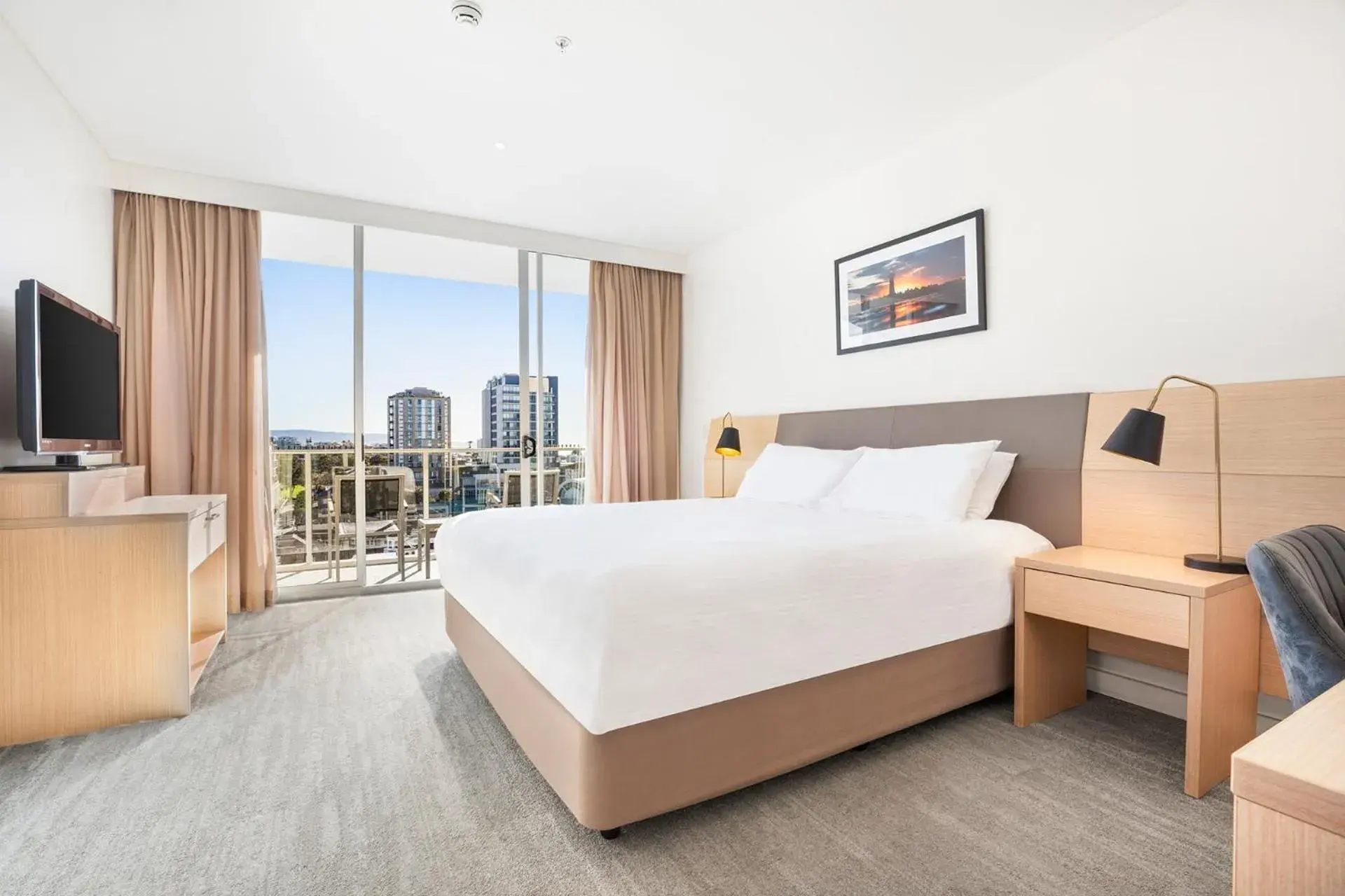 Bedroom, Bed in Sage Hotel Wollongong Bedroom, Bed in Sage Hotel Wollongong