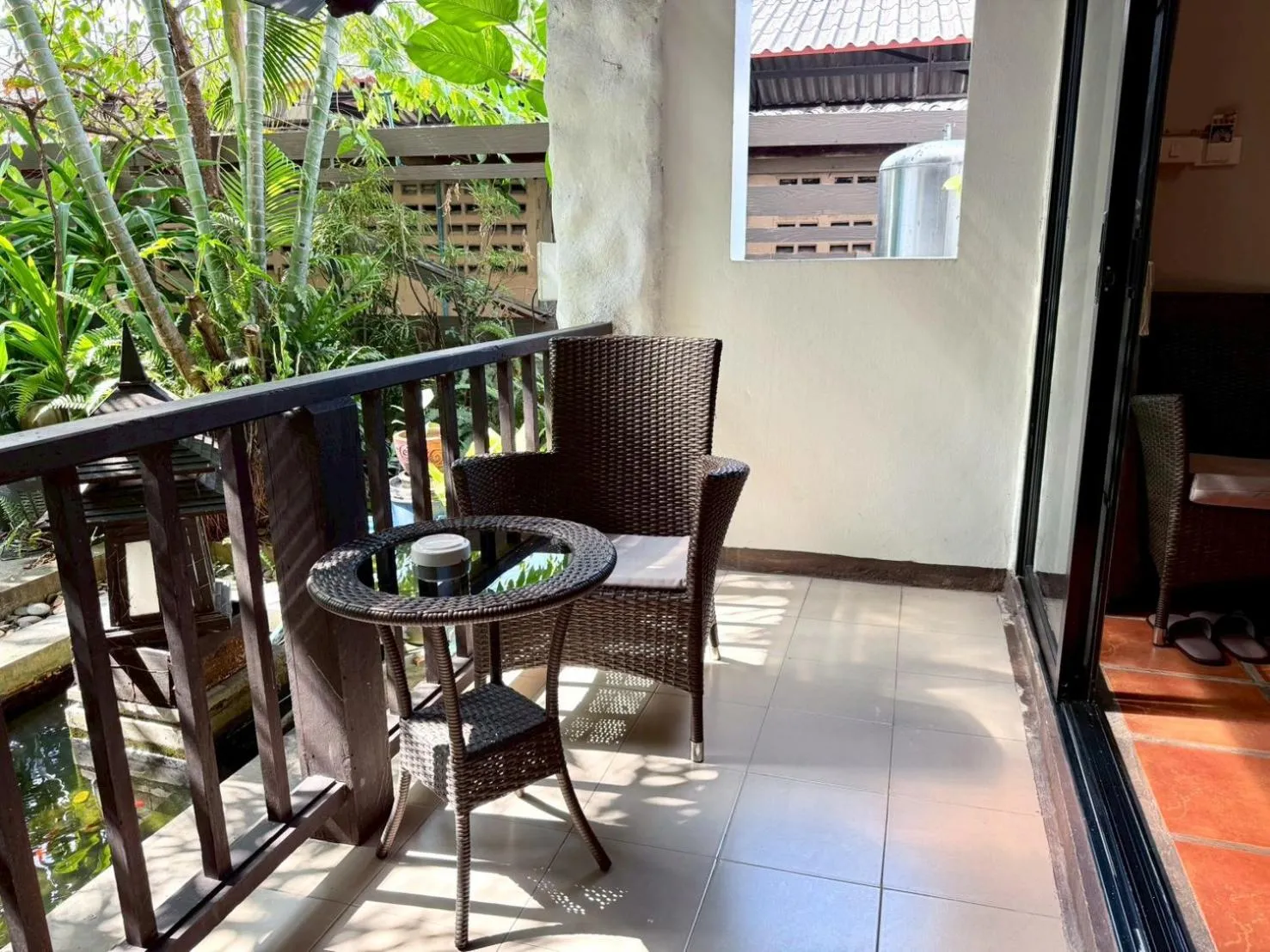 Balcony/Terrace in Baan Warabordee Hotel