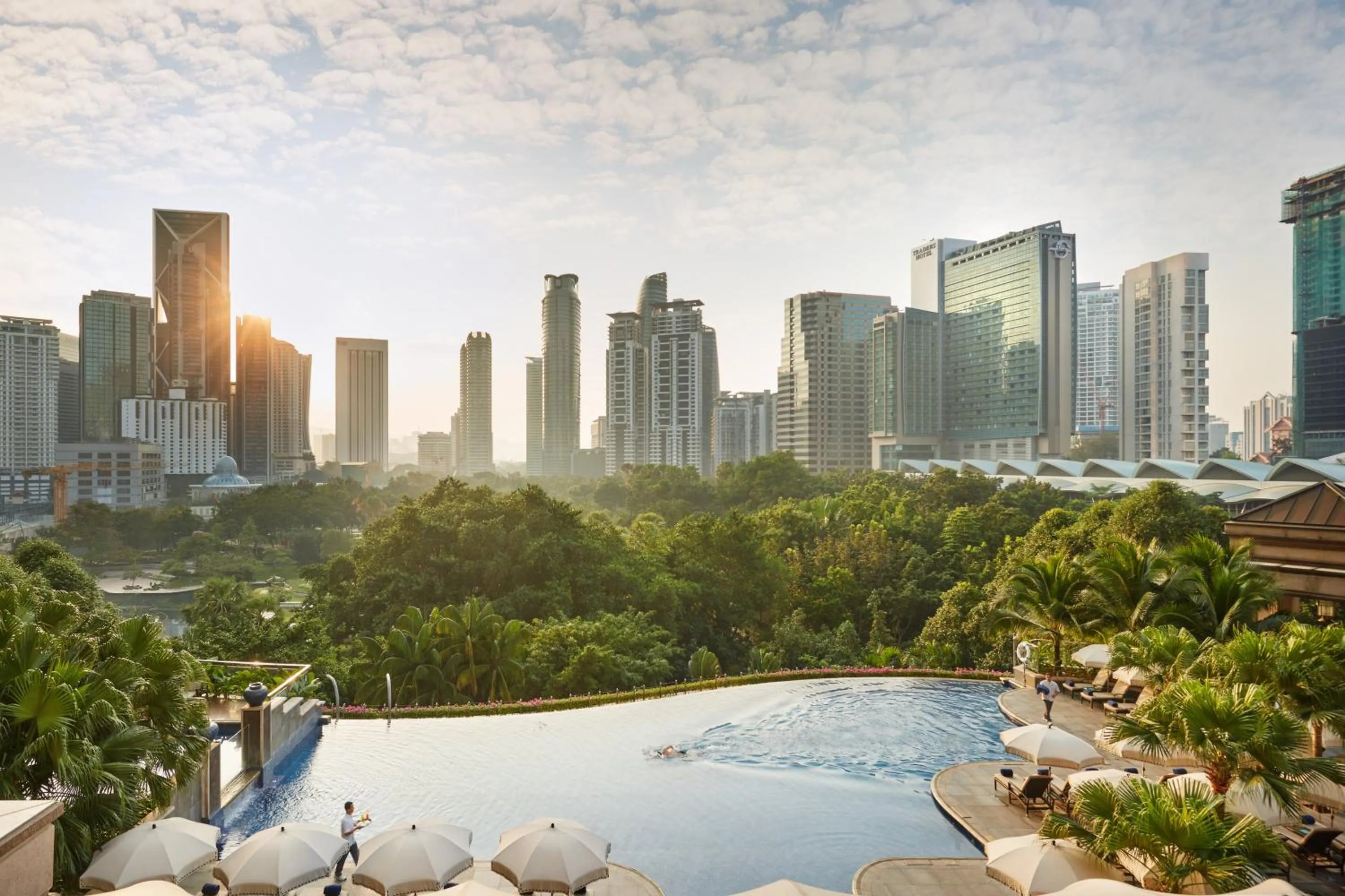 Swimming pool in Mandarin Oriental, Kuala Lumpur