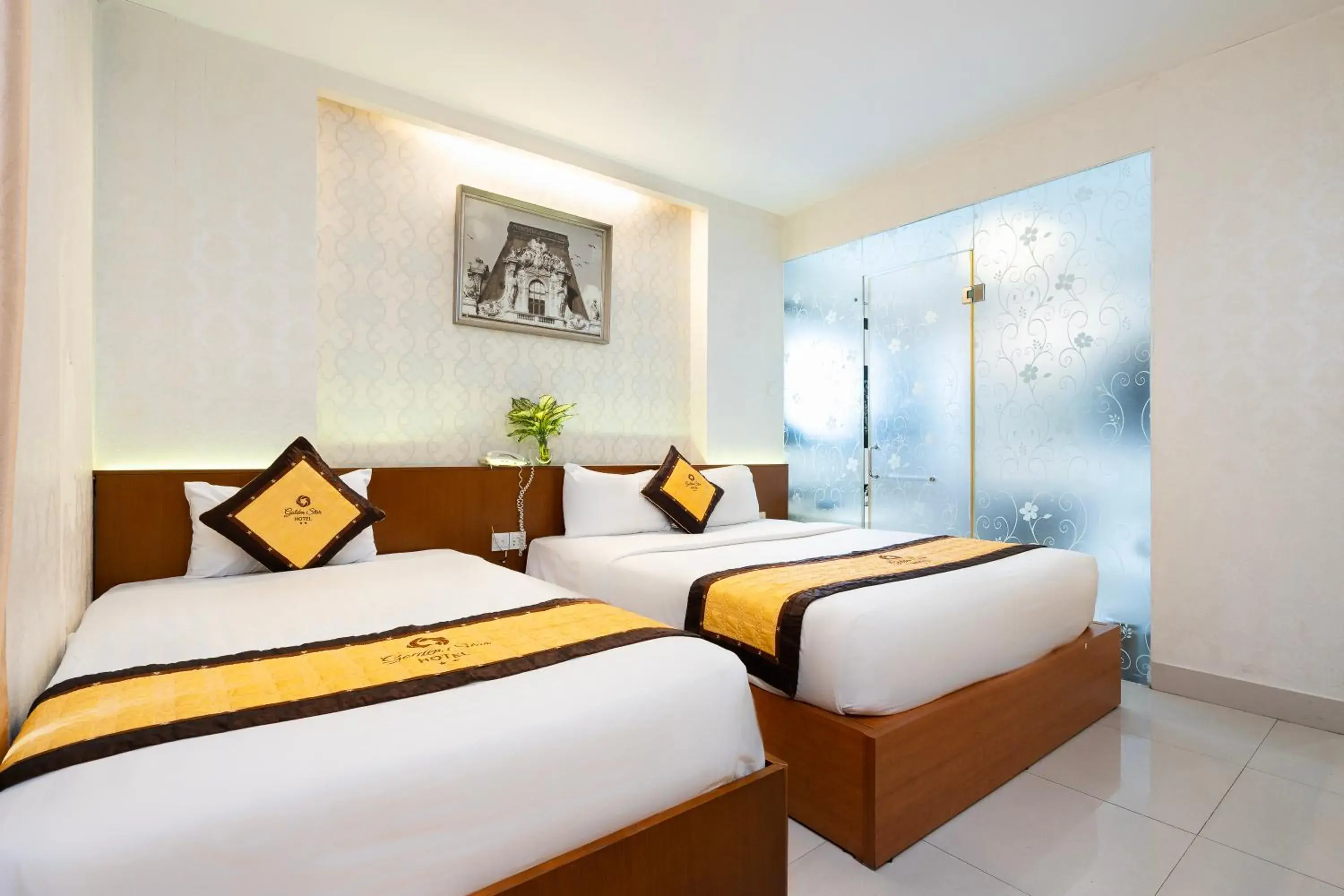 Bed in Golden Star Hotel Bed in Golden Star Hotel