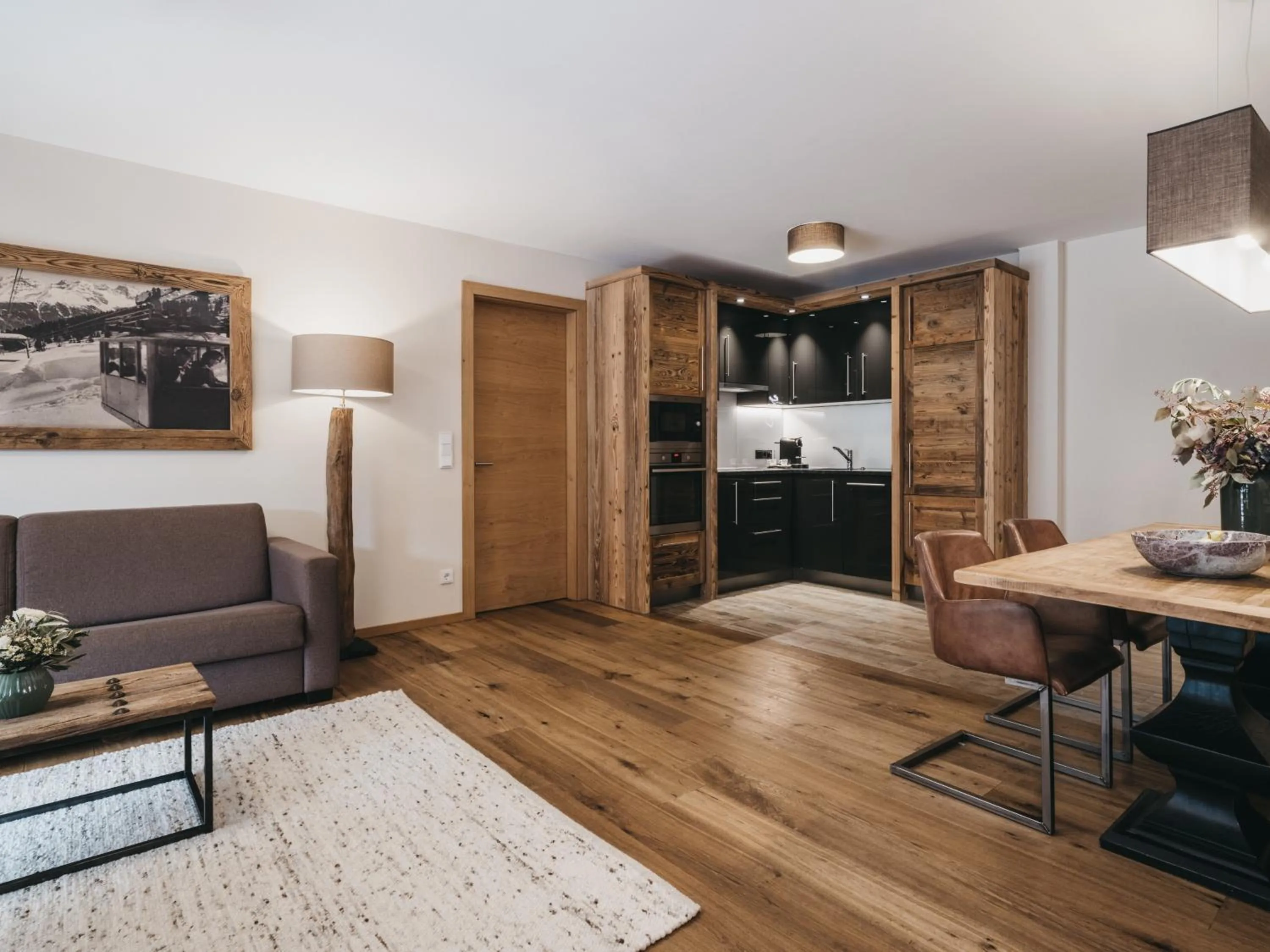 Kitchen or kitchenette in VAYA St Zeno Serfaus