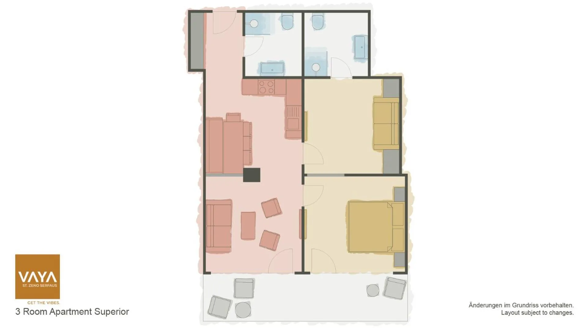 Floor plan in VAYA St Zeno Serfaus