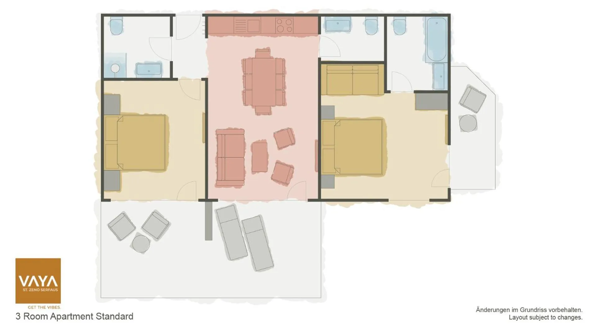 Floor plan in VAYA St Zeno Serfaus
