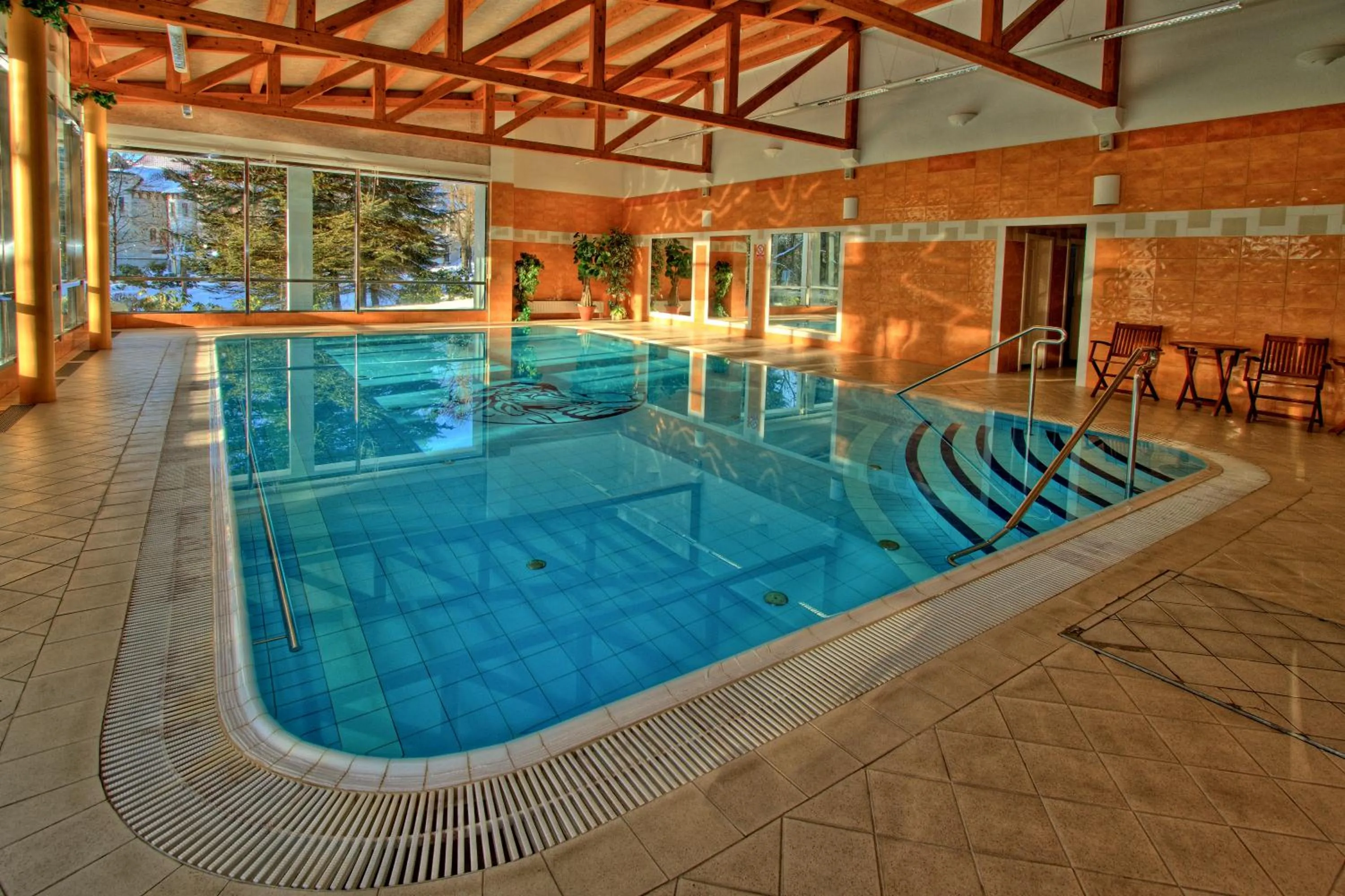 Swimming pool in Hotel Krakonoš