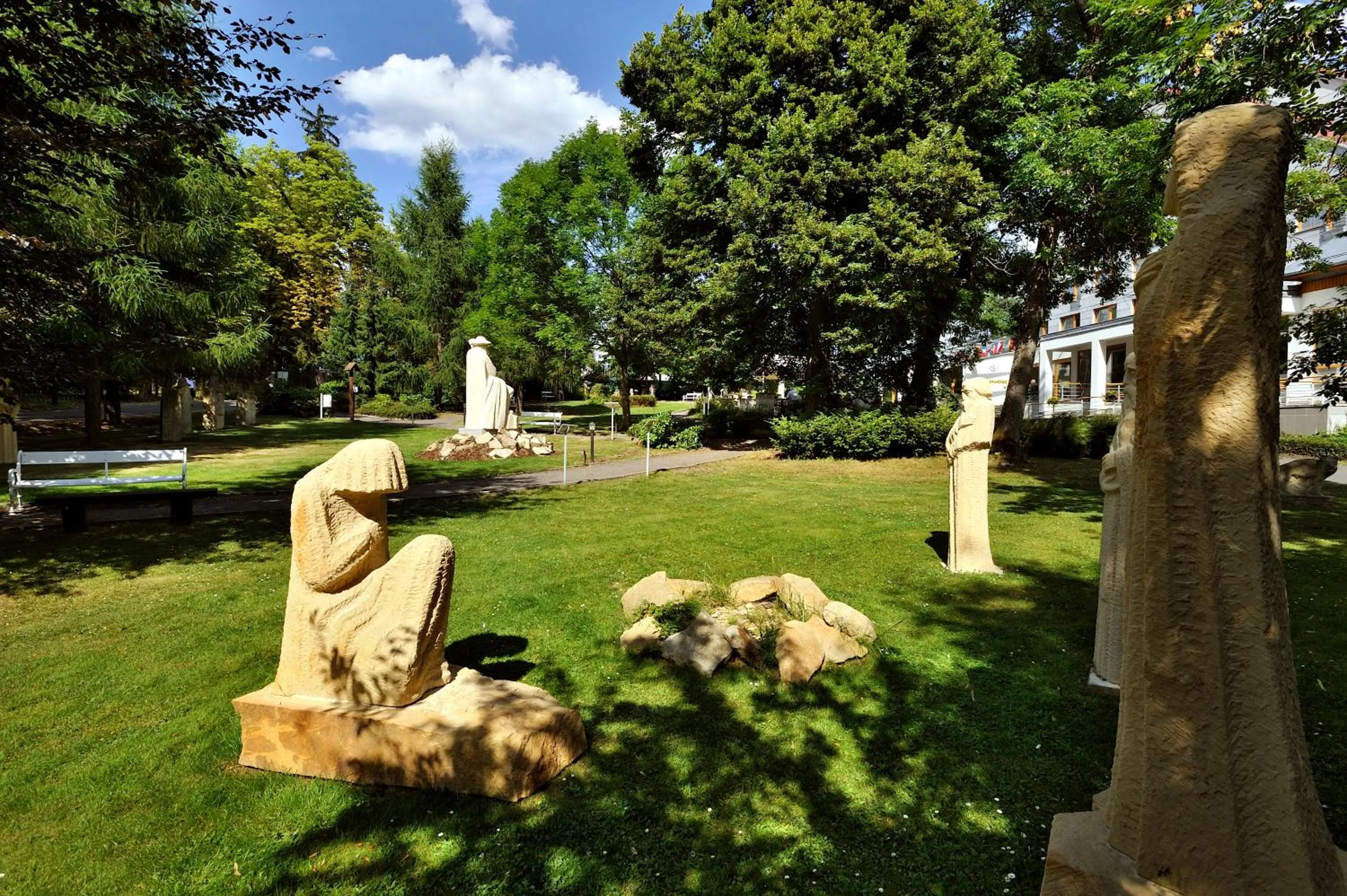 Garden in Hotel Krakonoš