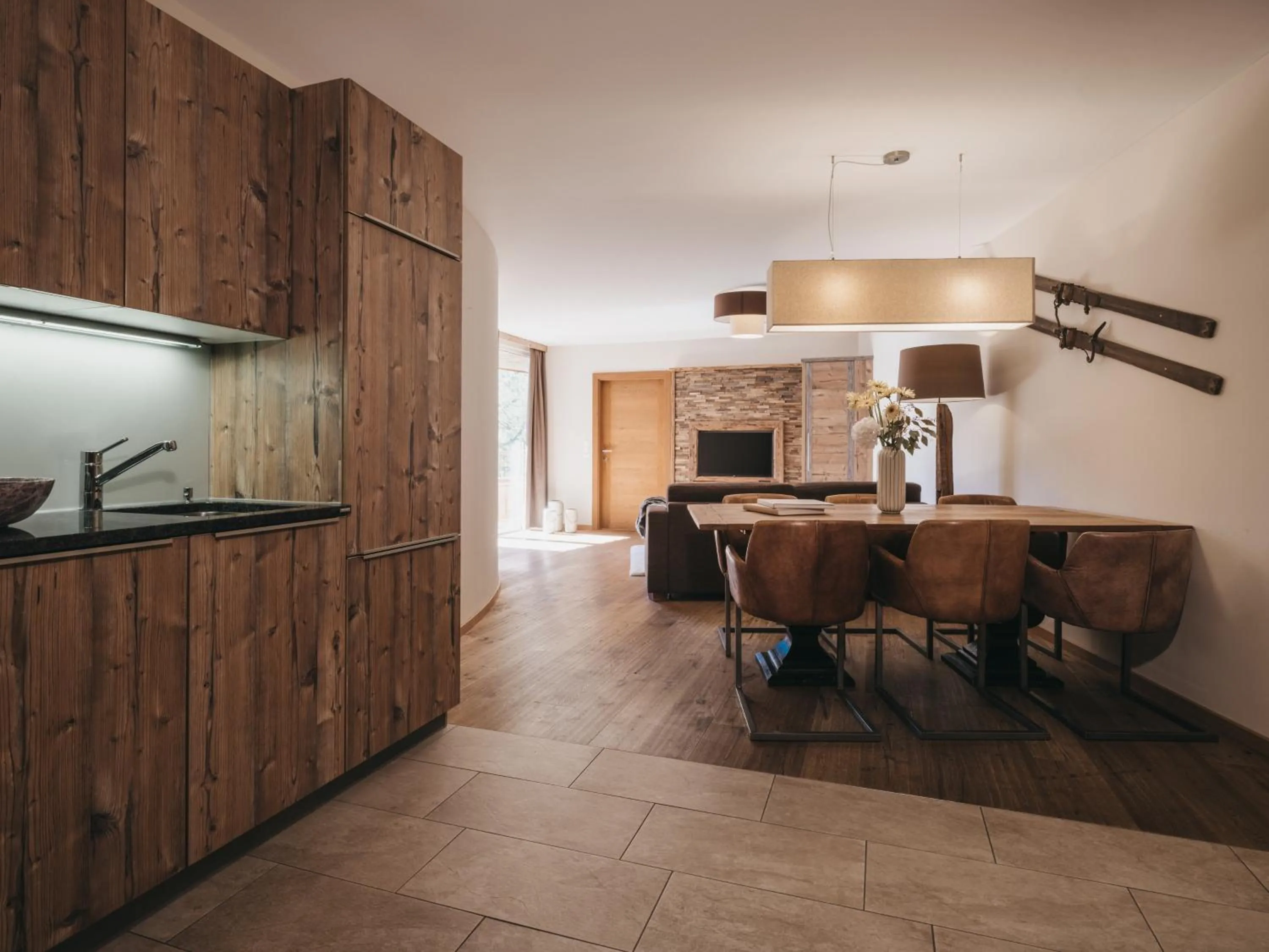 Kitchen or kitchenette in VAYA Terrazena Serfaus