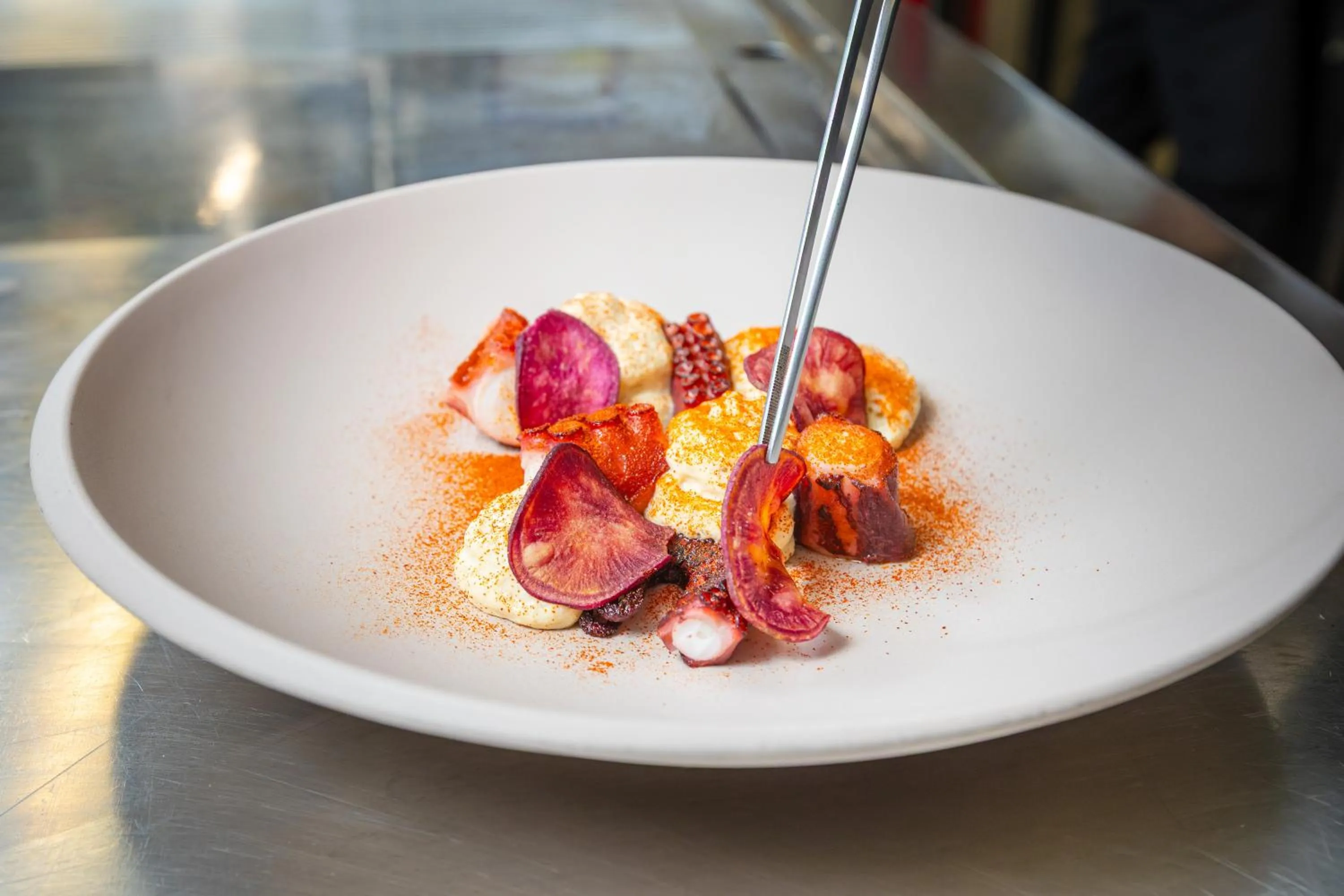 Food close-up in Hotel Flora