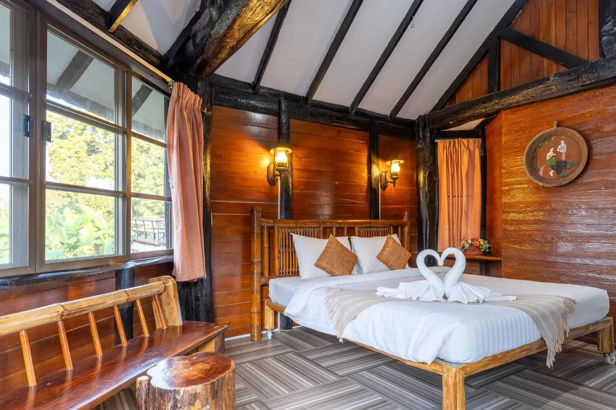 Deluxe Double Room in Pung-Waan Resort Deluxe Double Room in Pung-Waan Resort