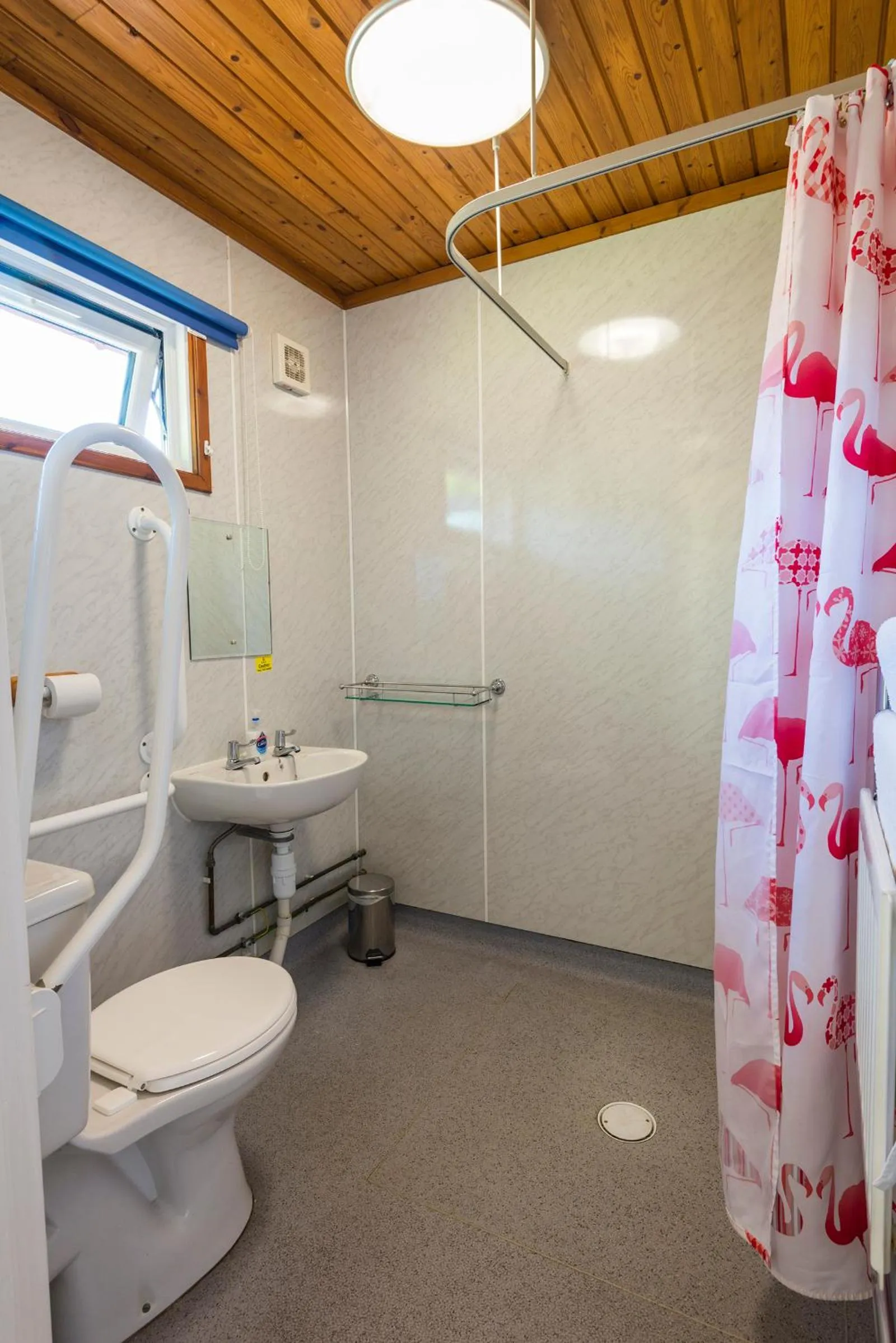 Shower in Logierait Pine Lodges