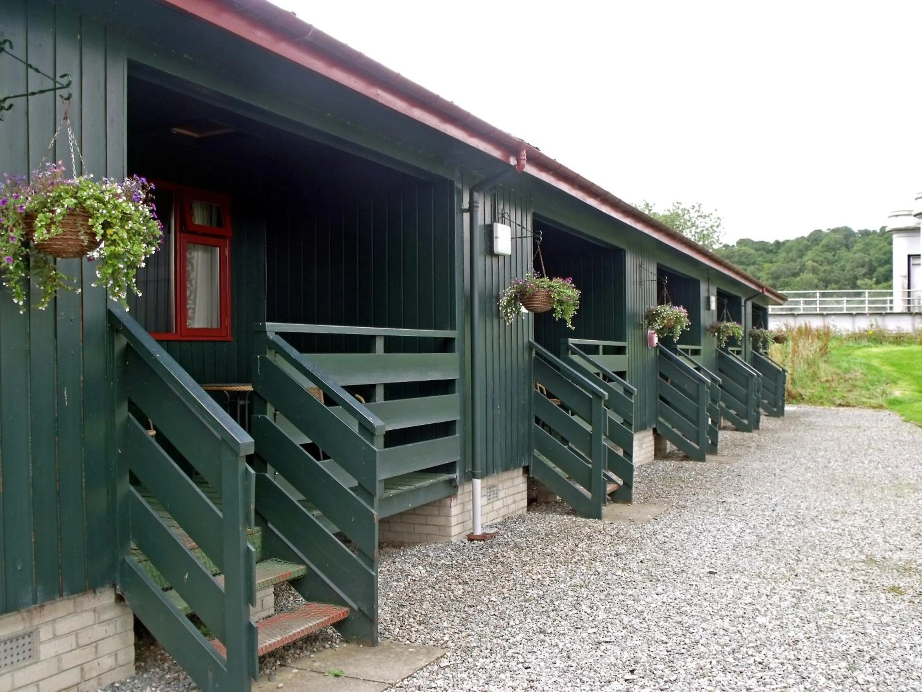 Property building in Logierait Pine Lodges