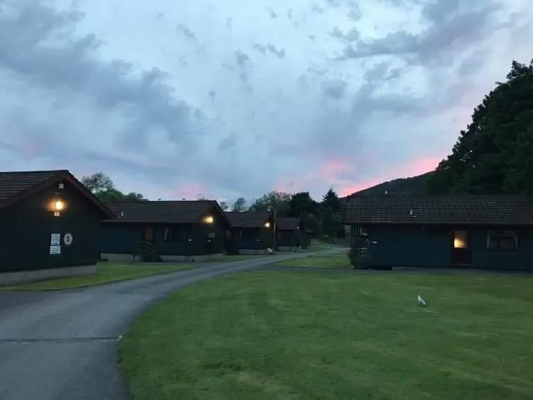 Natural landscape in Logierait Pine Lodges