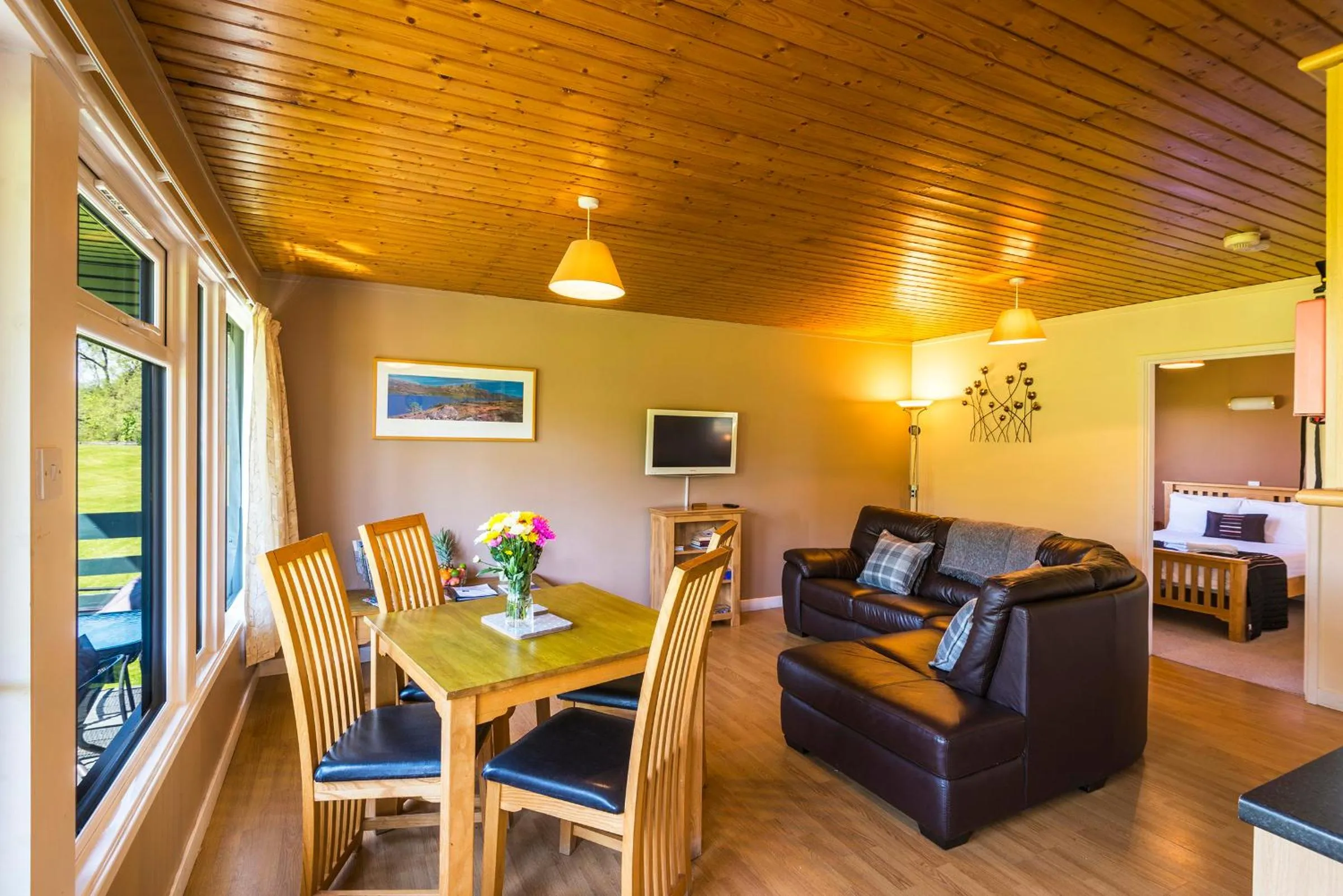 TV and multimedia in Logierait Pine Lodges