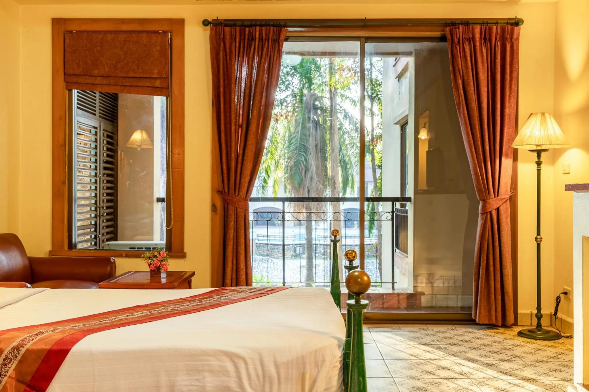 View (from property/room), Bed in Pung-Waan Resort & Spa