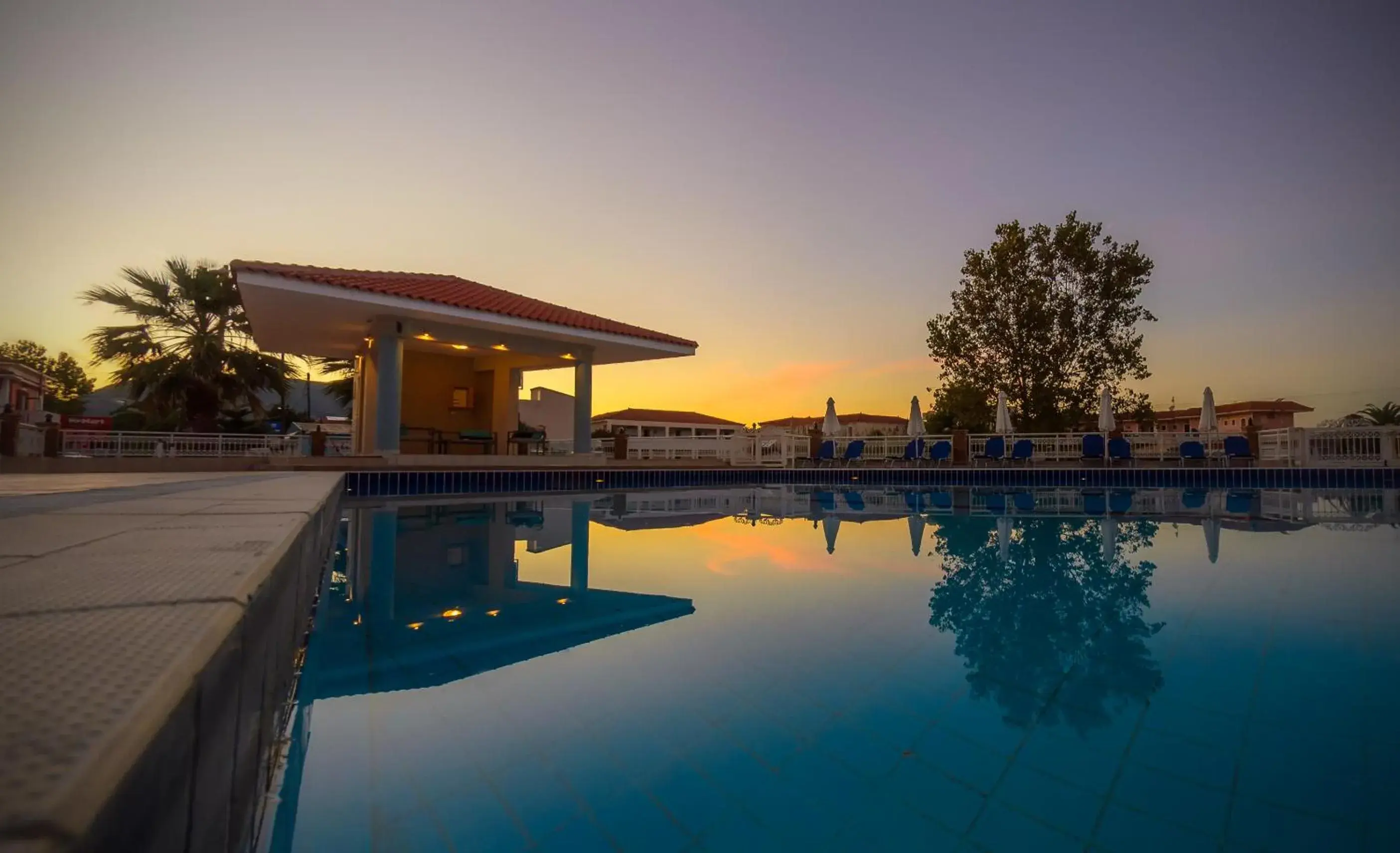 Pool view in Karras Hotel Pool view in Karras Hotel