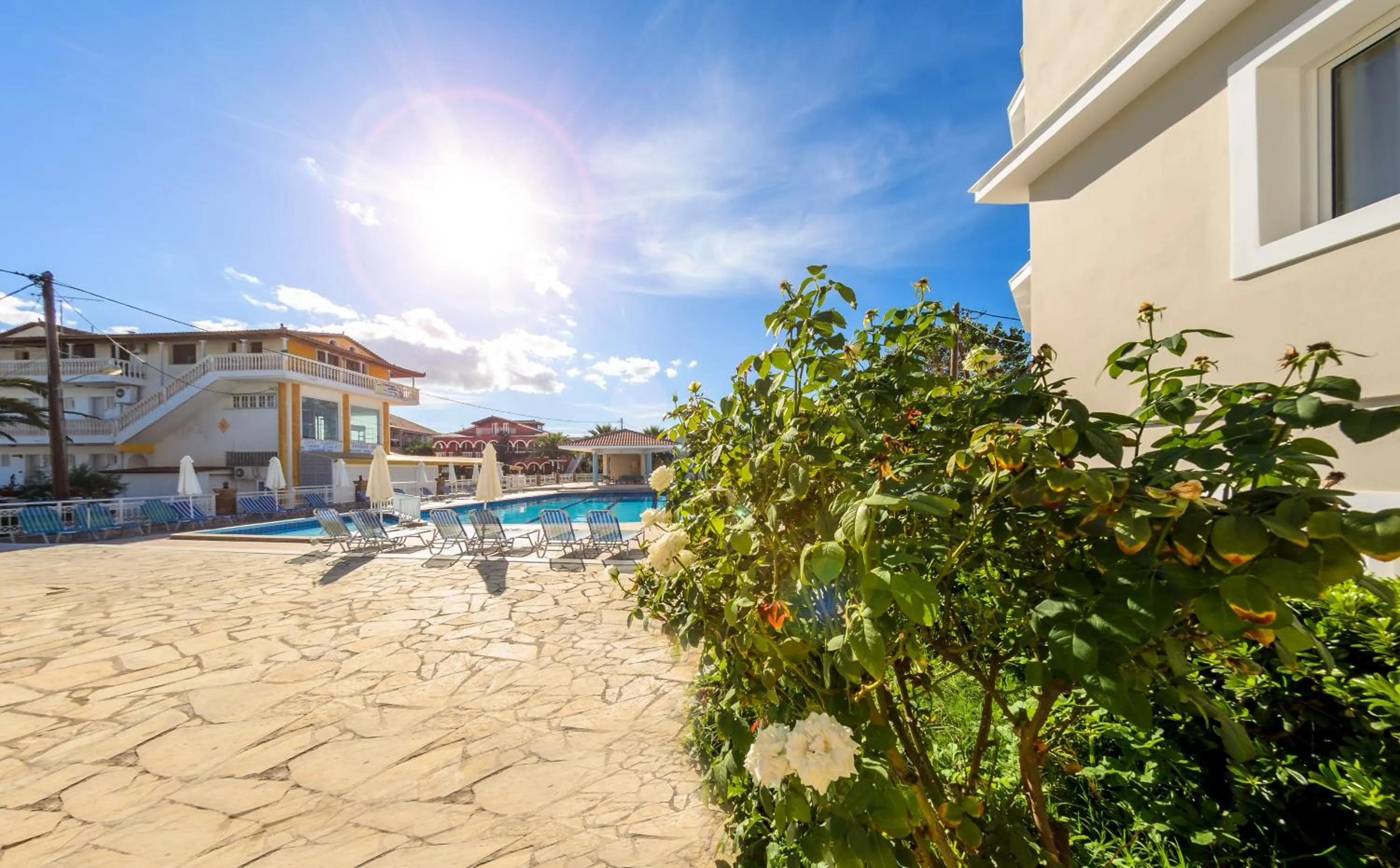 Patio in Karras Hotel
