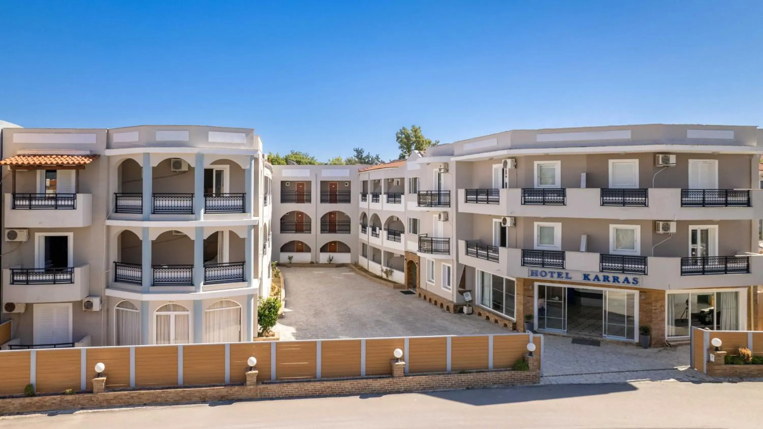 Property building in Karras Hotel Property building in Karras Hotel