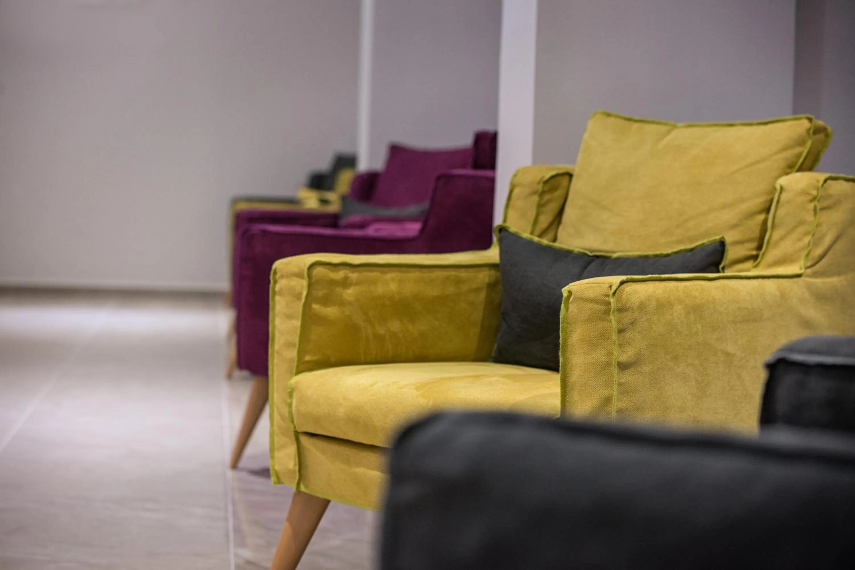 Seating area in Irini Hotel