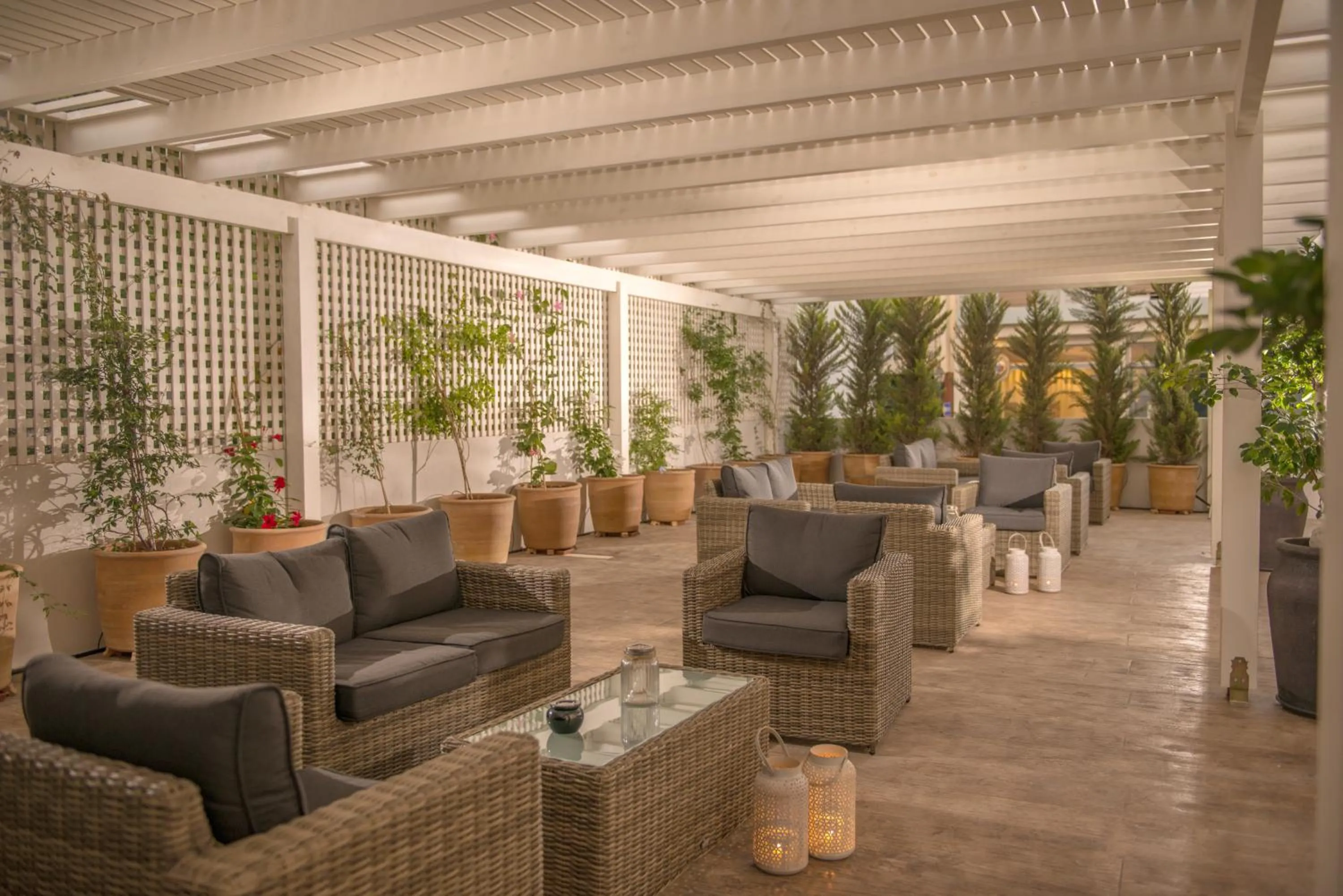 Patio in Irini Hotel