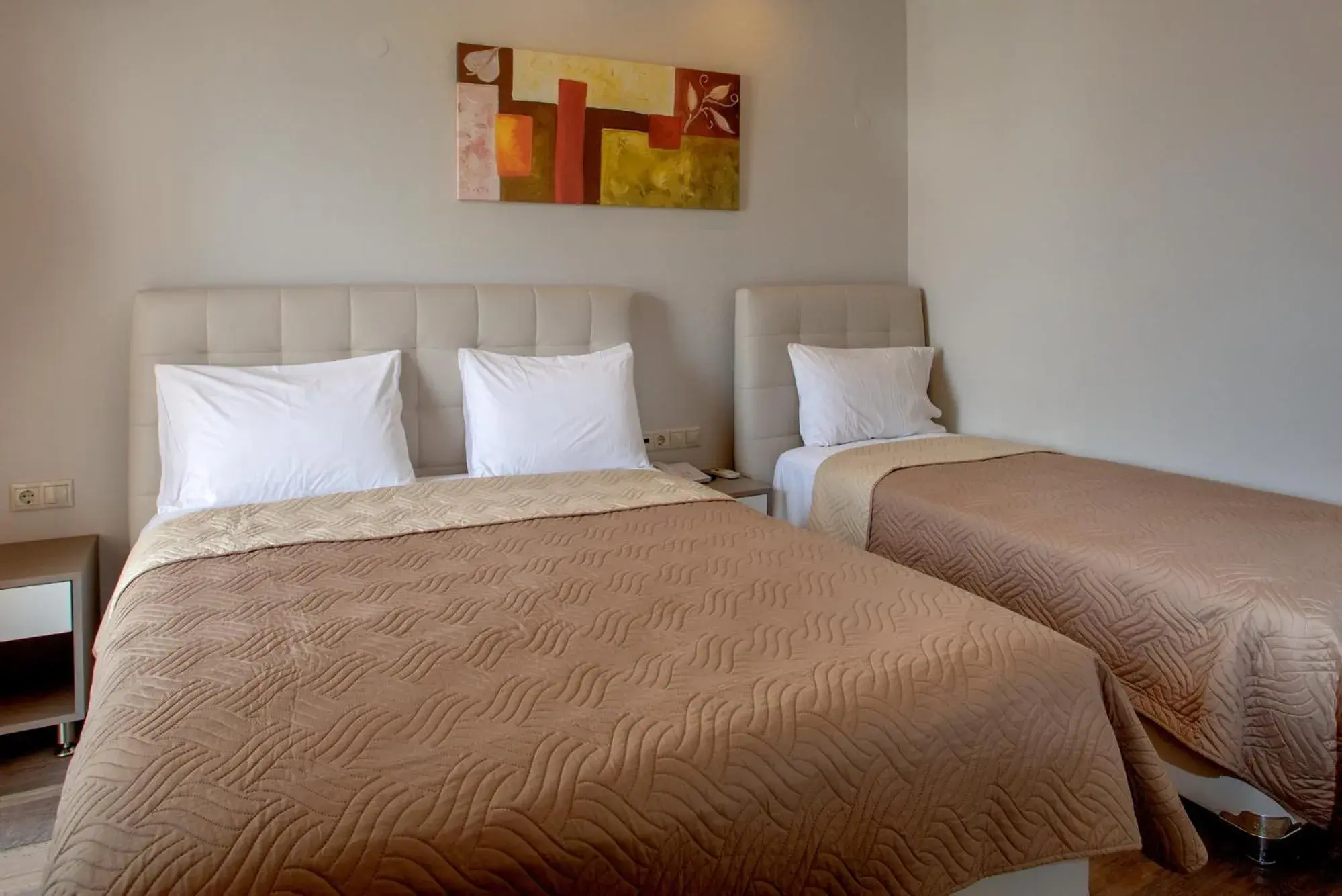 Bed in Irini Hotel Bed in Irini Hotel