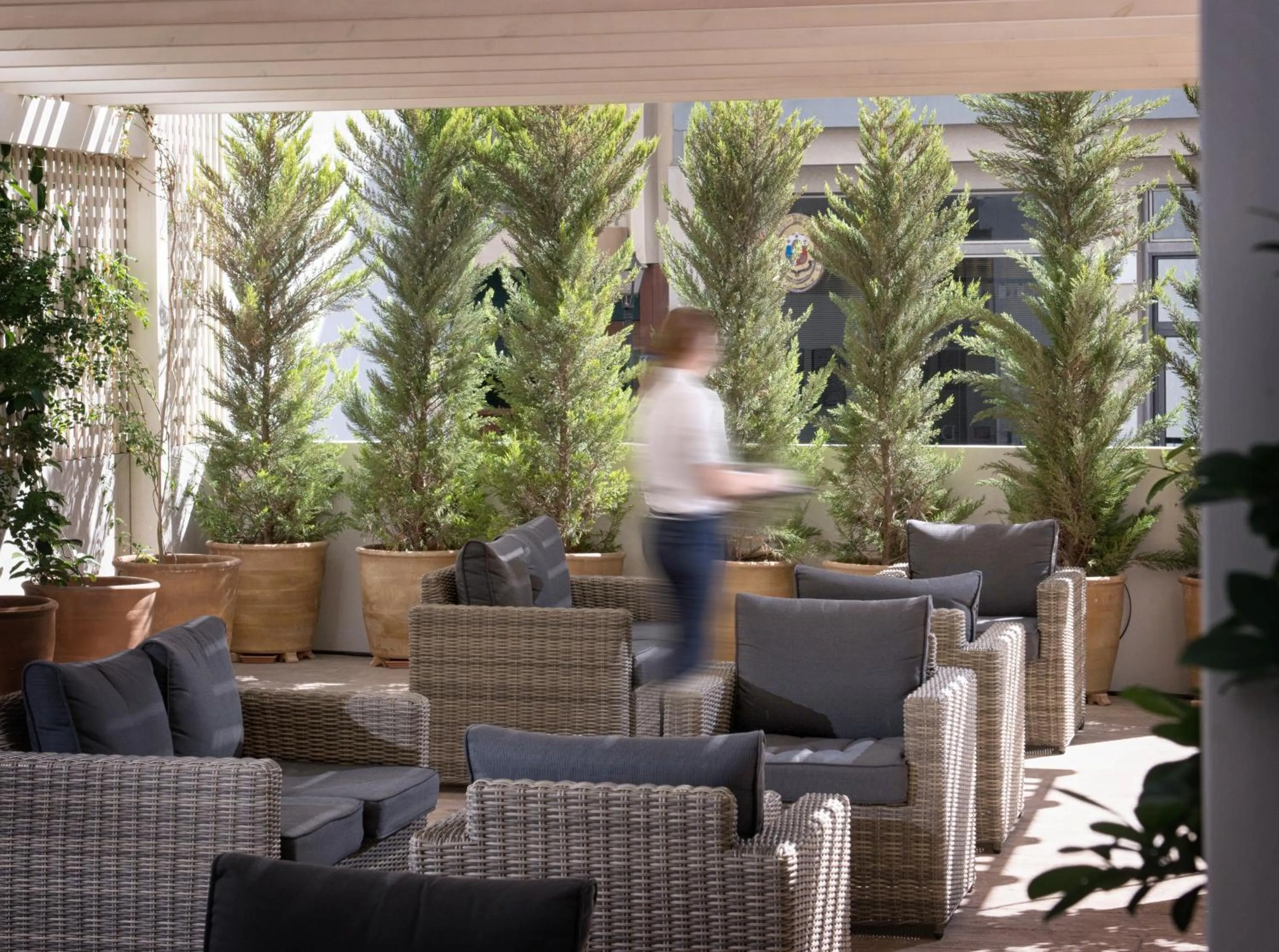 Patio in Irini Hotel