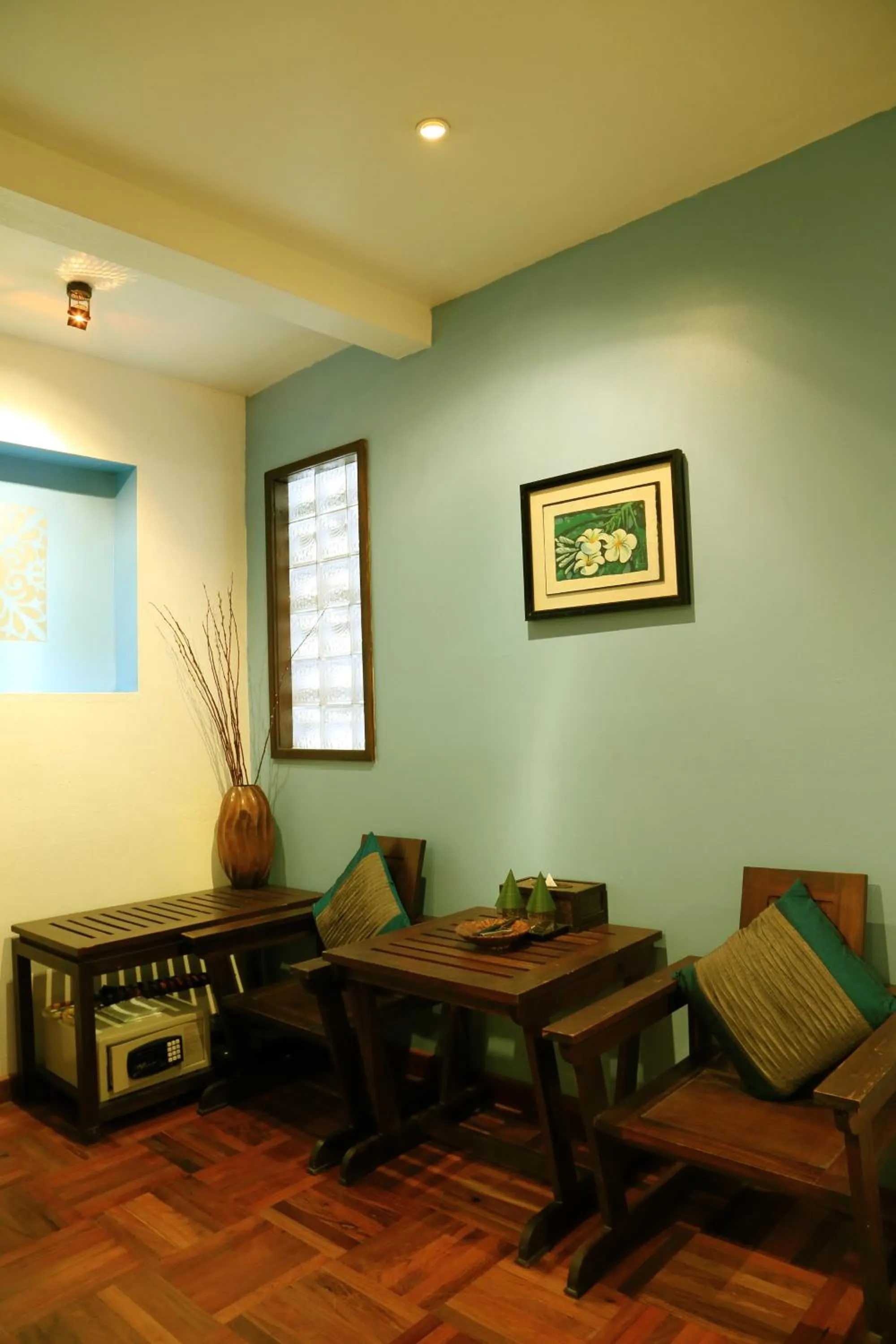 Decorative detail in Indigo House Hotel