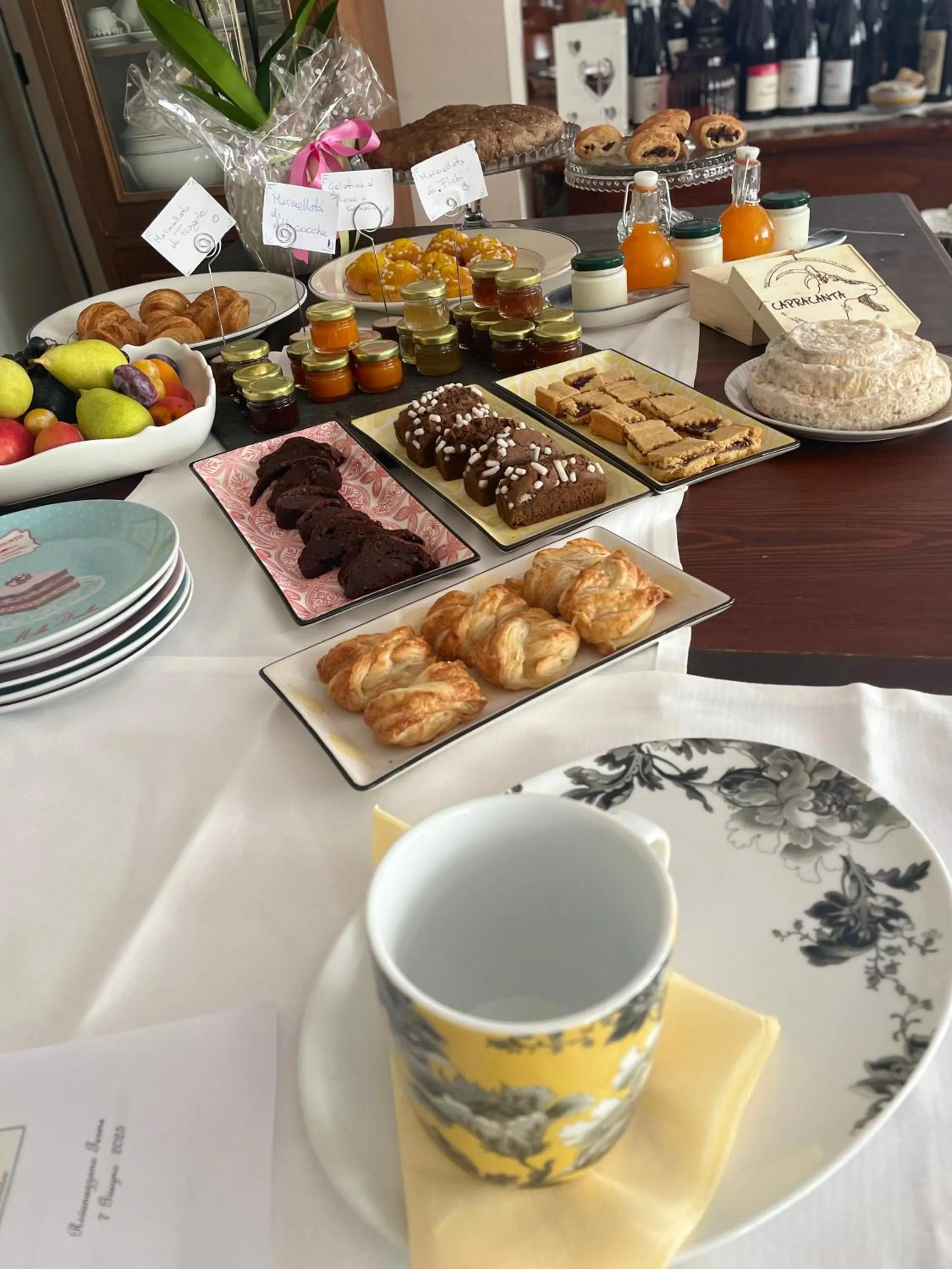 Continental breakfast in Albergo & Ristorante Selvatico