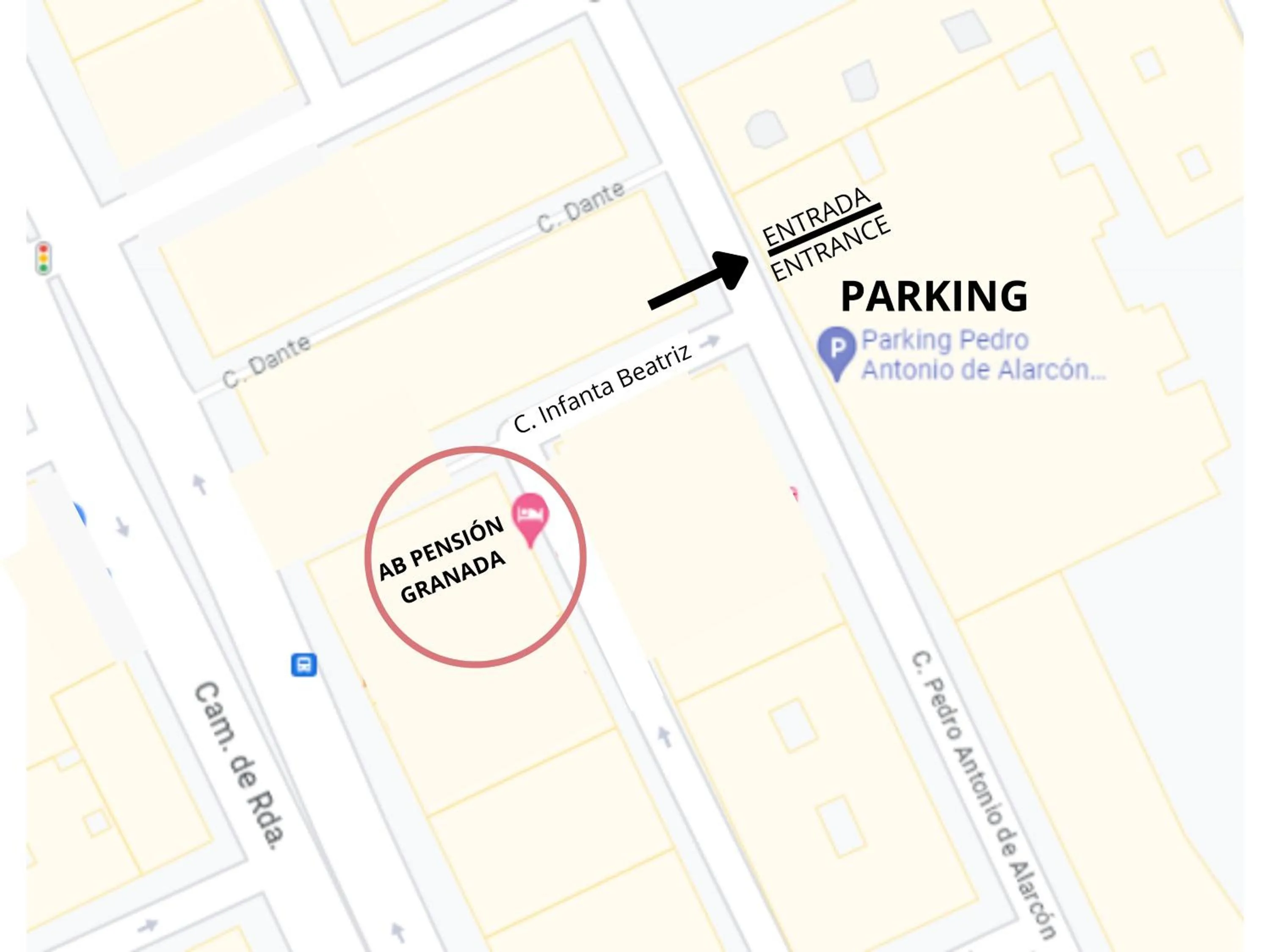 Parking in AB Pension Granada