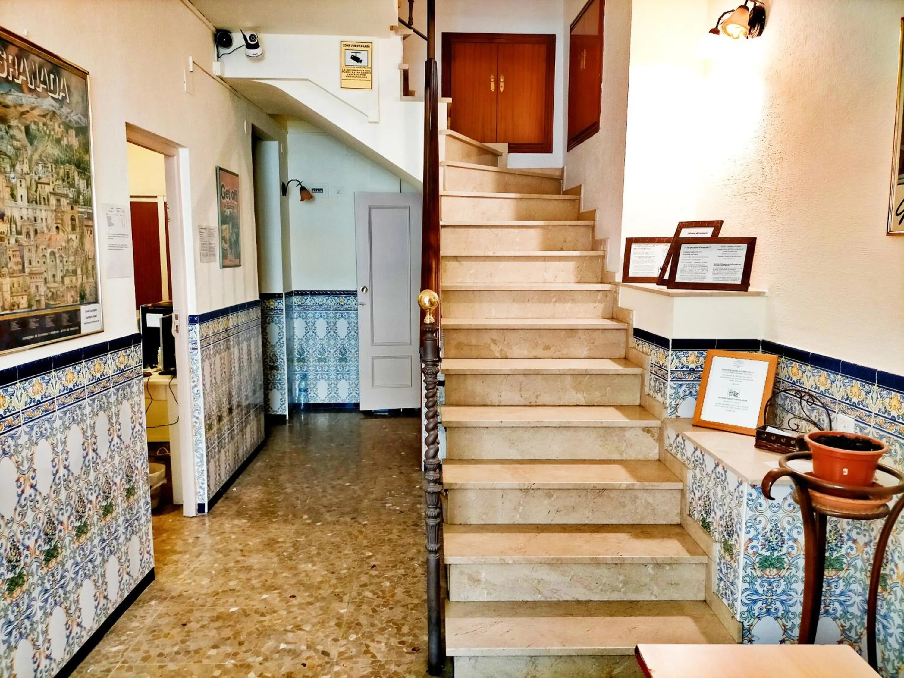 Lobby or reception in AB Pension Granada