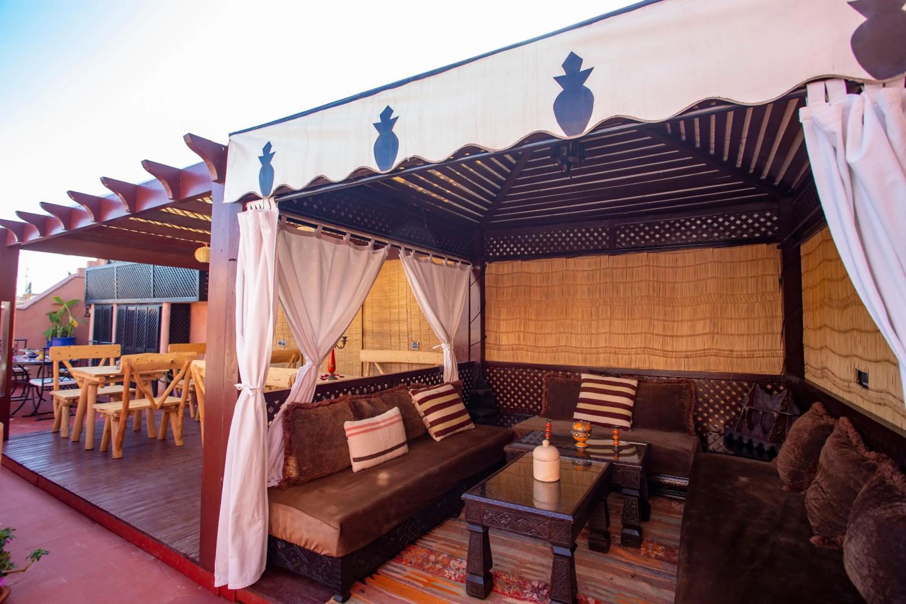 Living room in Riad Christina