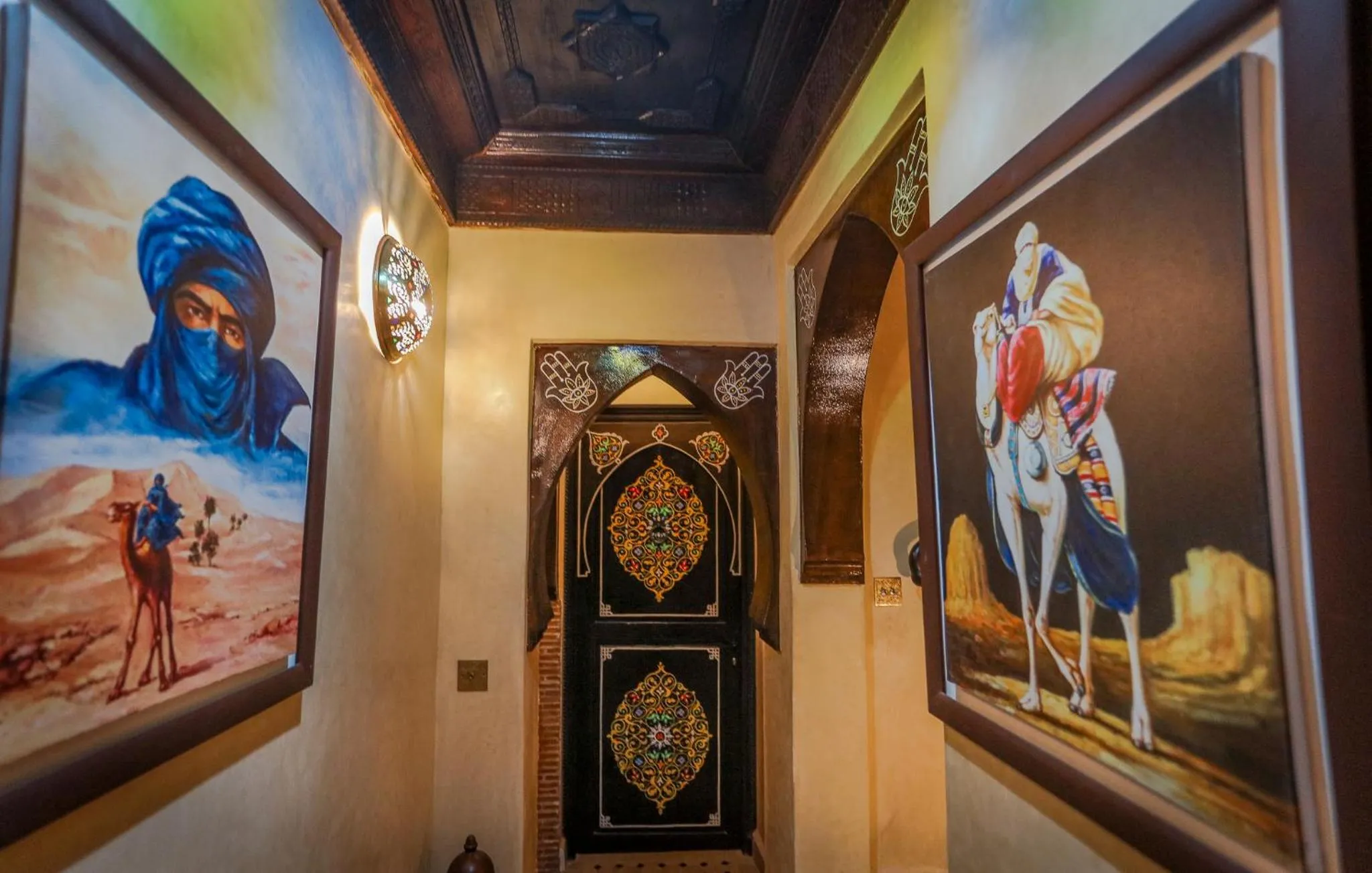 Lobby or reception in Riad Christina