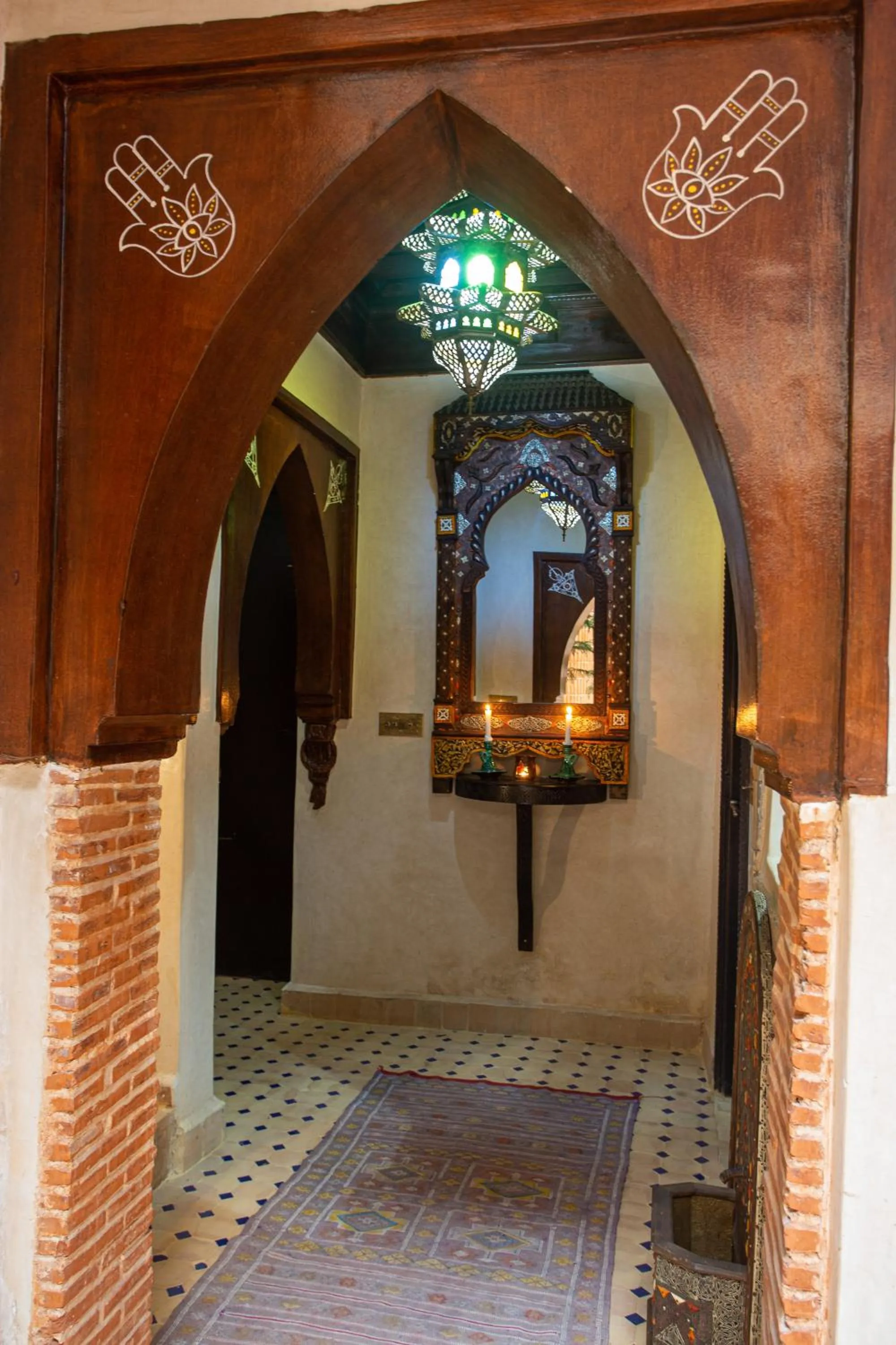 Lobby or reception in Riad Christina