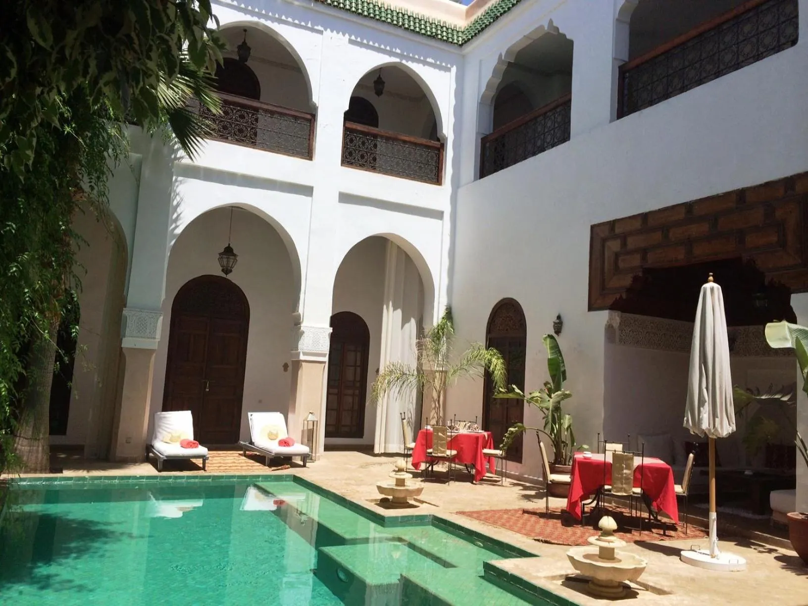 Patio in Riad Shama Suites & Spa