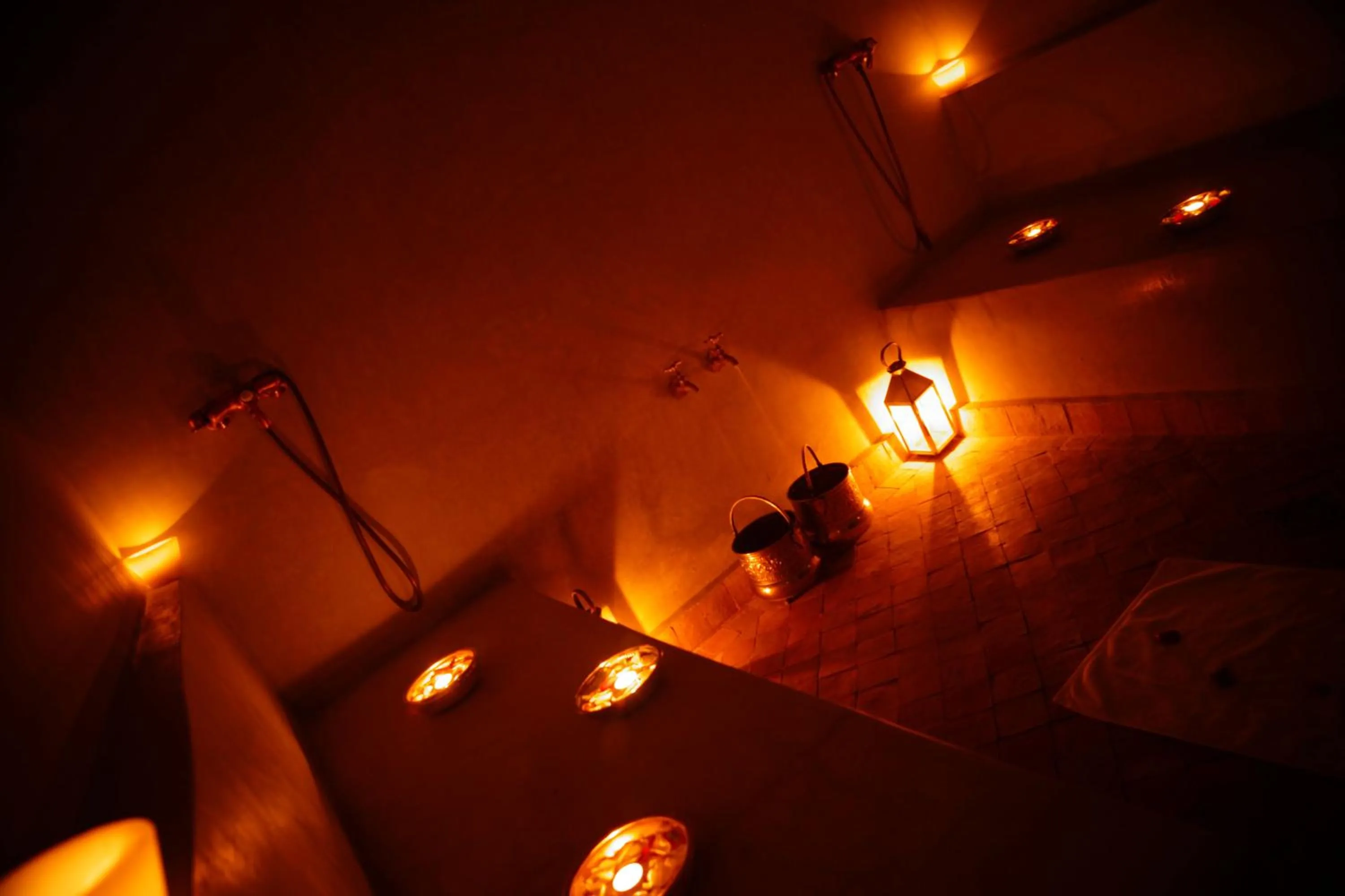 Sauna in Riad Shama Suites & Spa