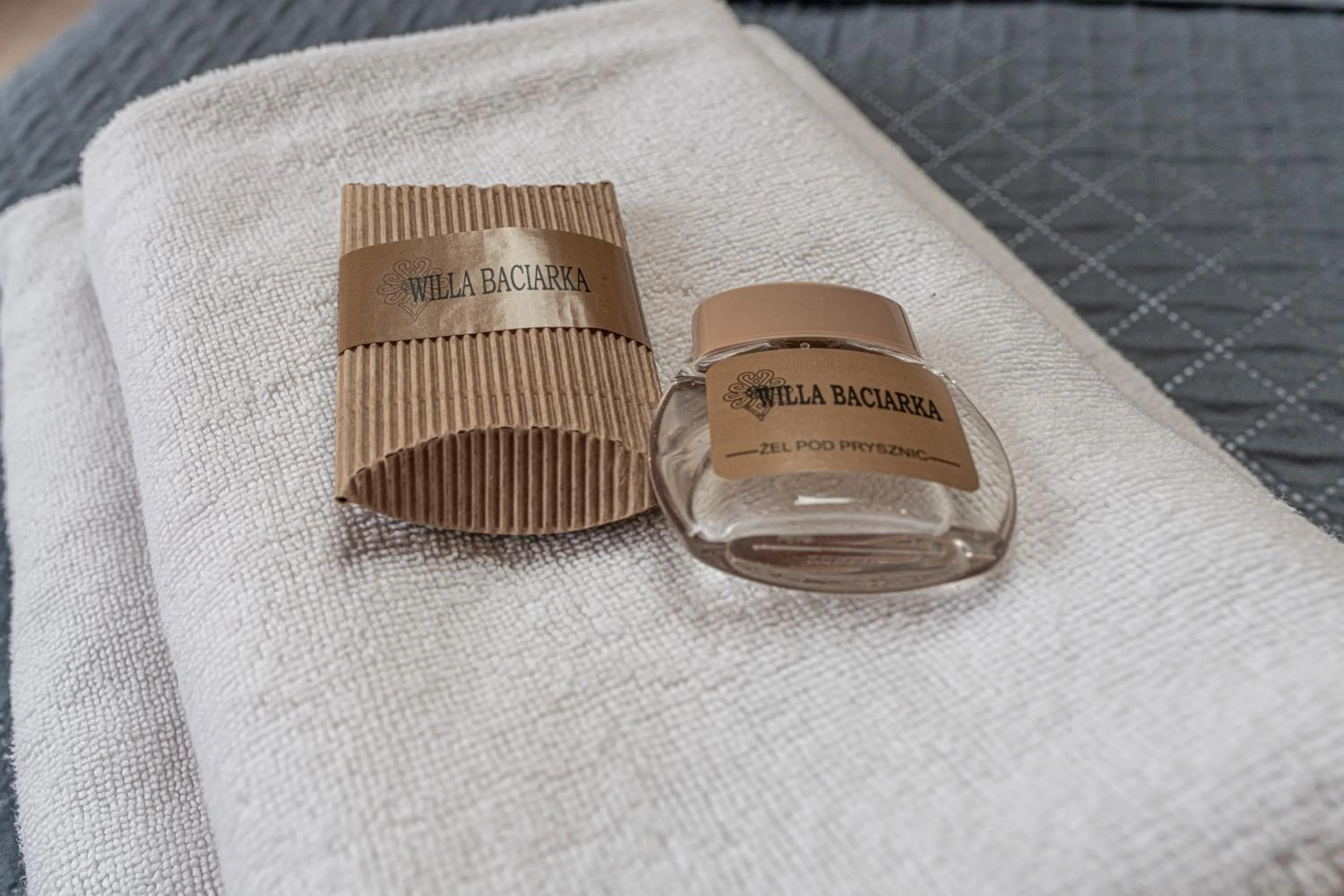 towels in Willa Baciarka-basen, sauny i jacuzzi