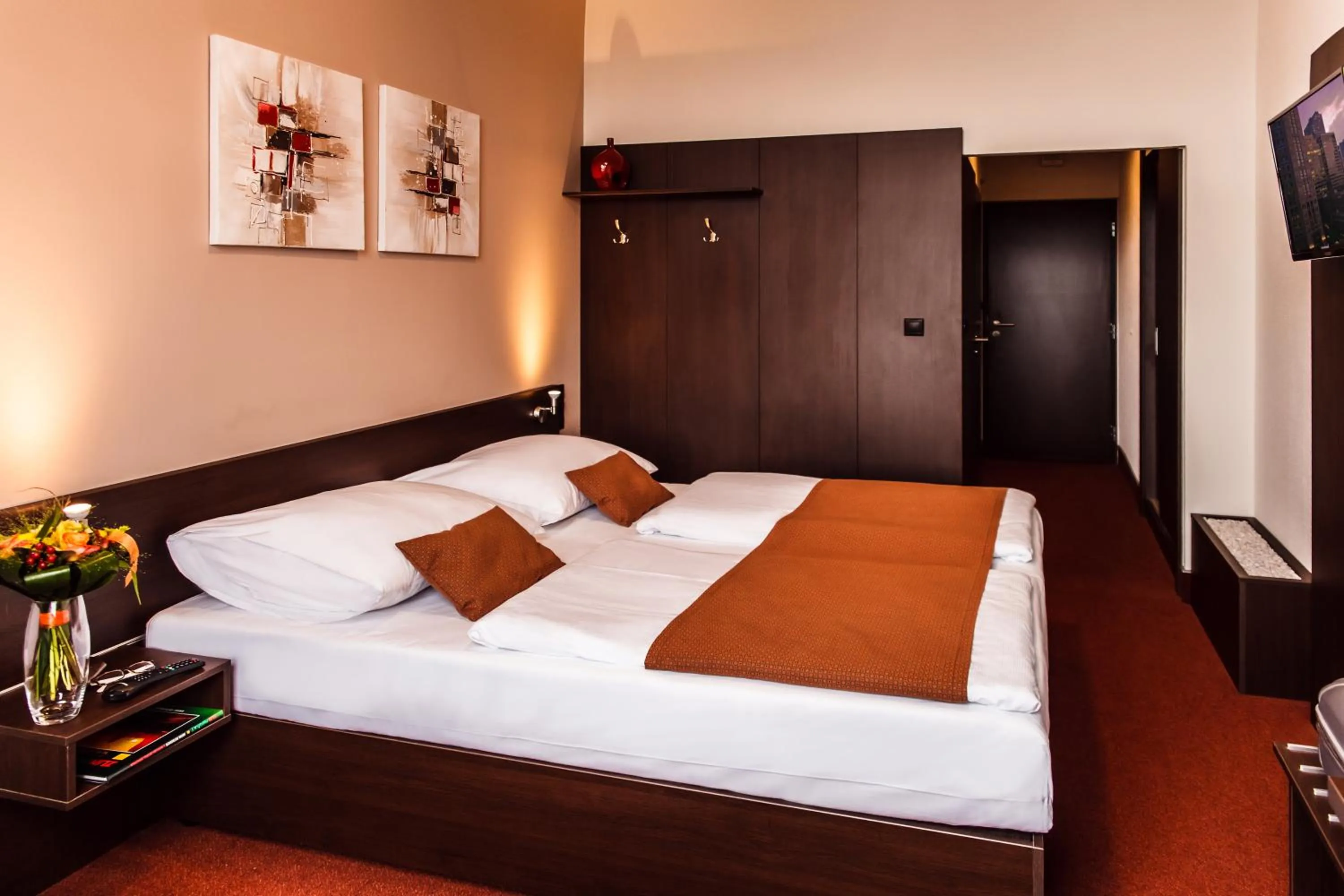 Bed in Interhotel Zlín