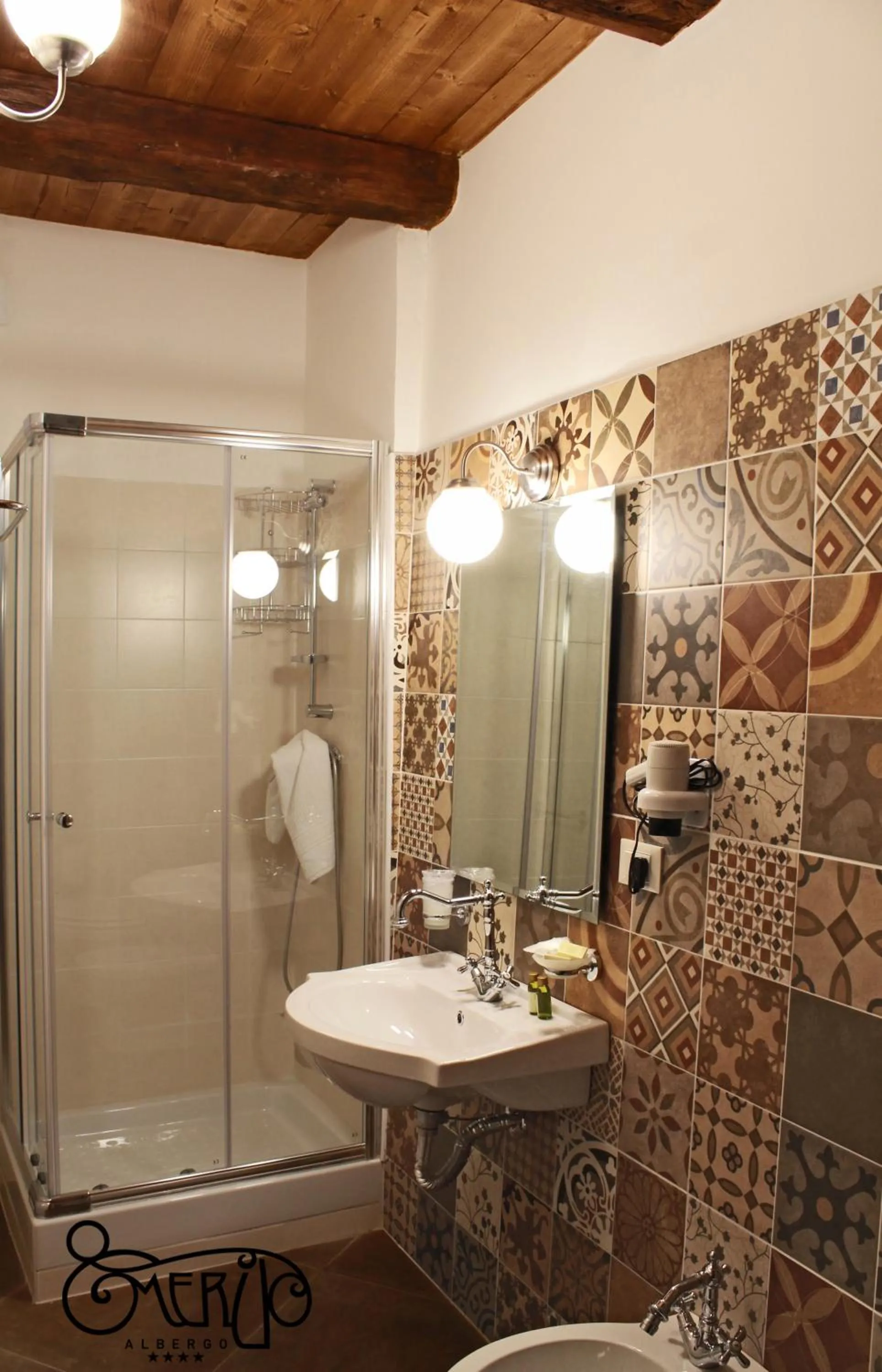 Bathroom in Albergo Merùo