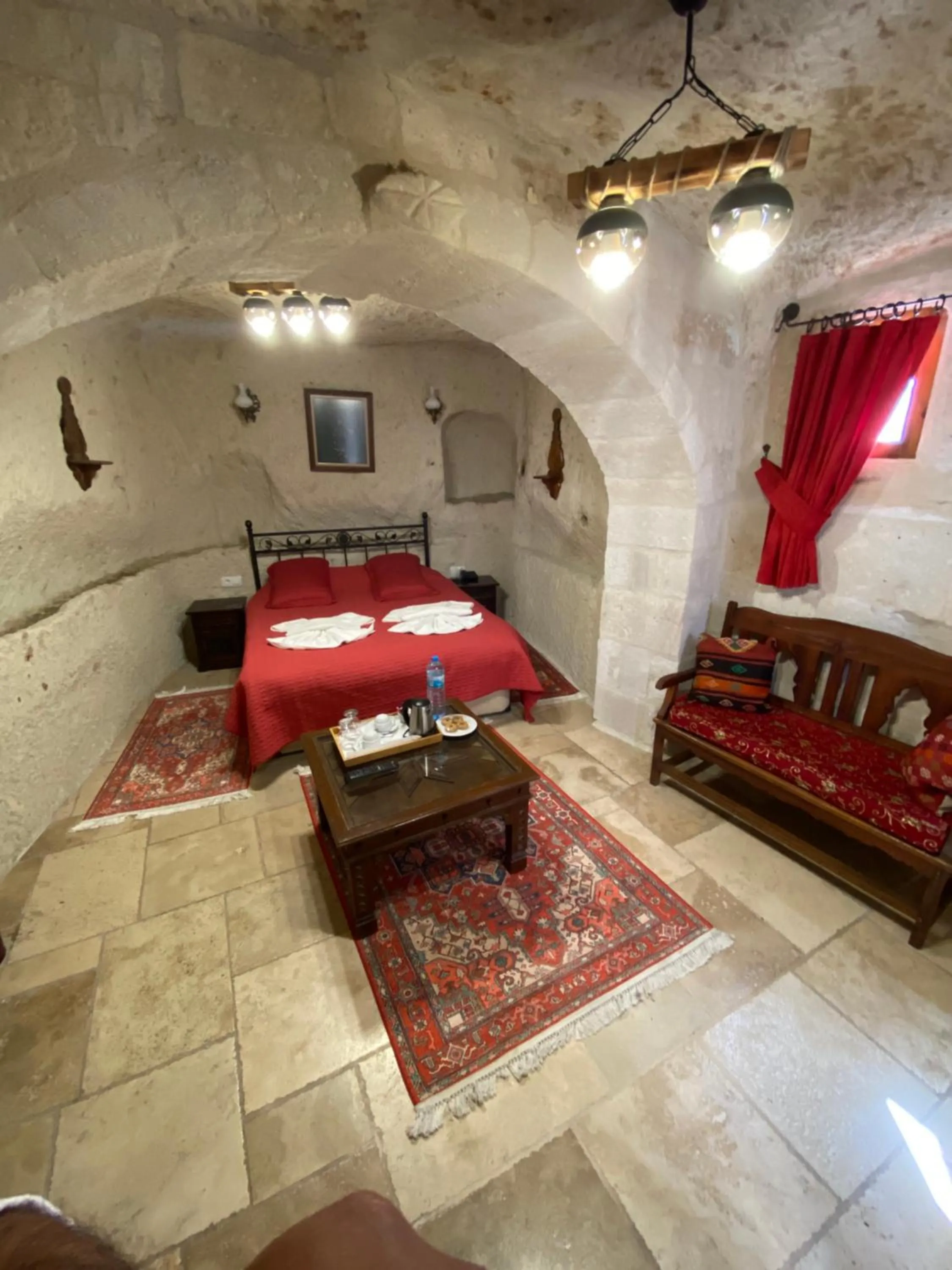 Bed in Turquaz Cave Hotel