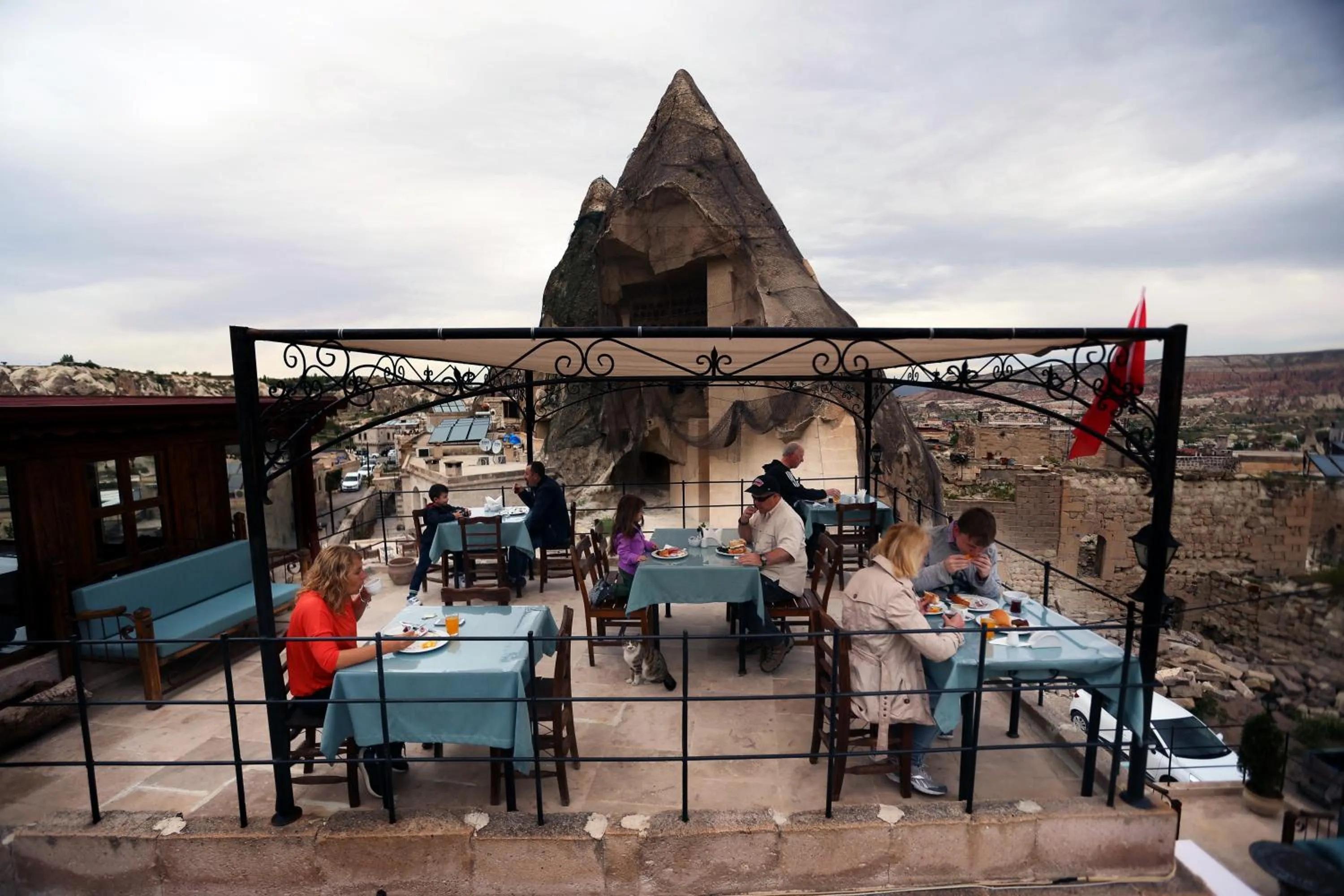 Balcony/Terrace in Turquaz Cave Hotel